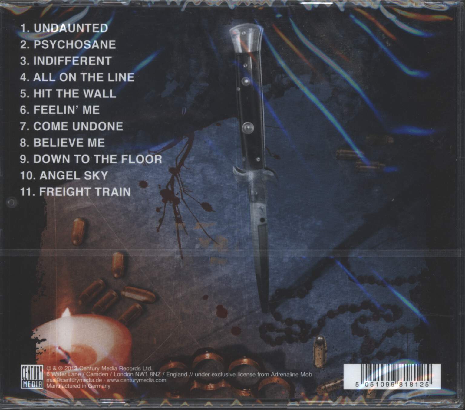 Adrenaline Mob: Omertá, CD