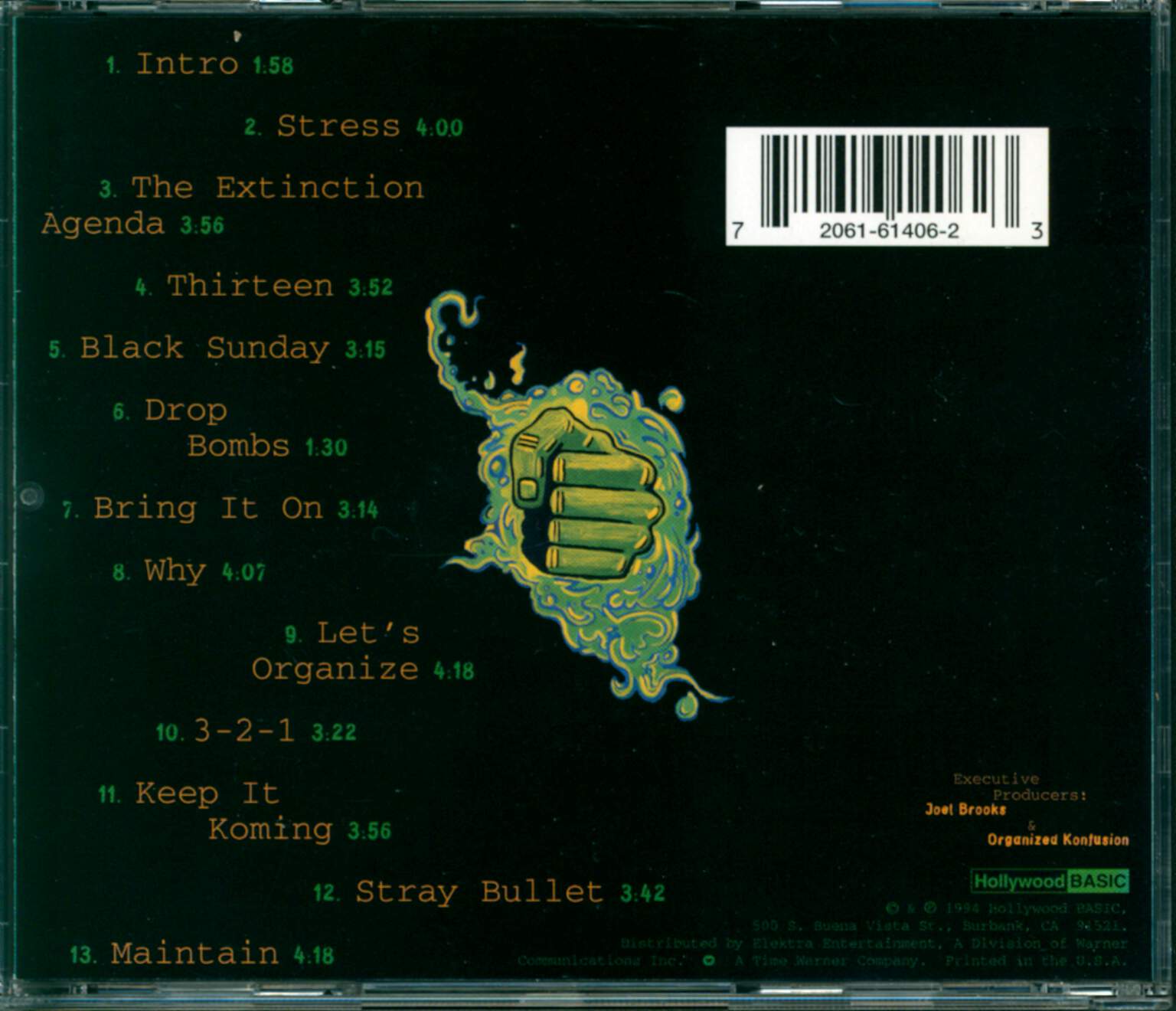 Organized Konfusion: Stress: The Extinction Agenda, CD