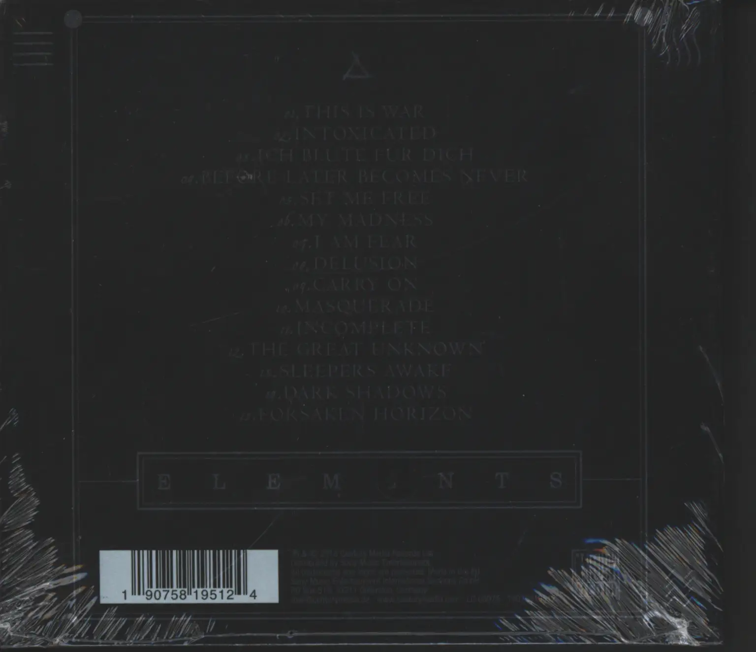 Caliban: Elements, CD