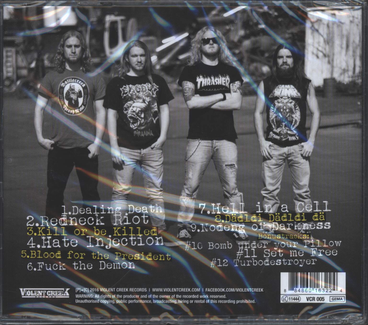Battlecreek: Hate Injection, CD