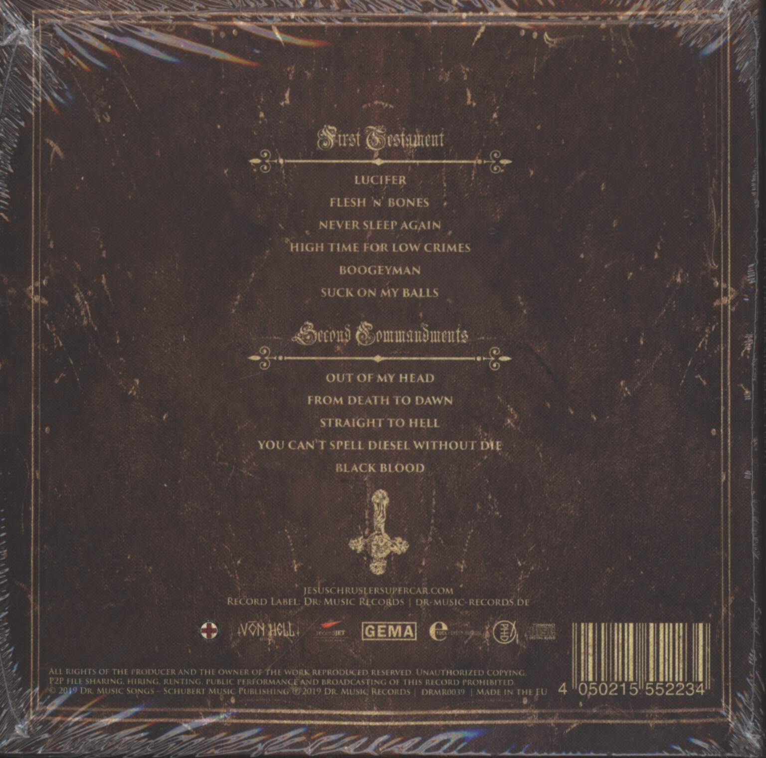 Jesus Chrüsler Supercar: Lücifer, CD
