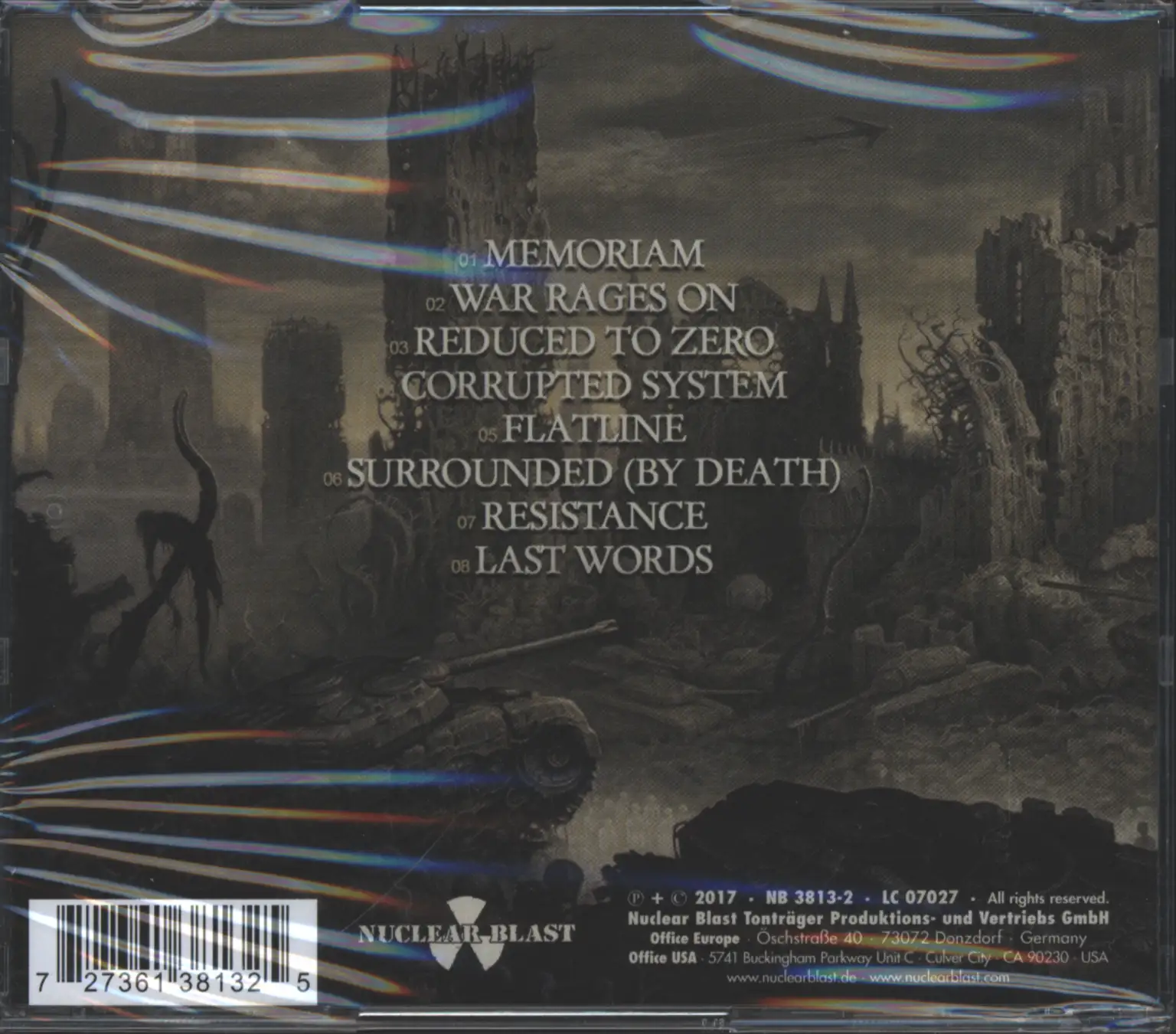 Memoriam: For The Fallen, CD