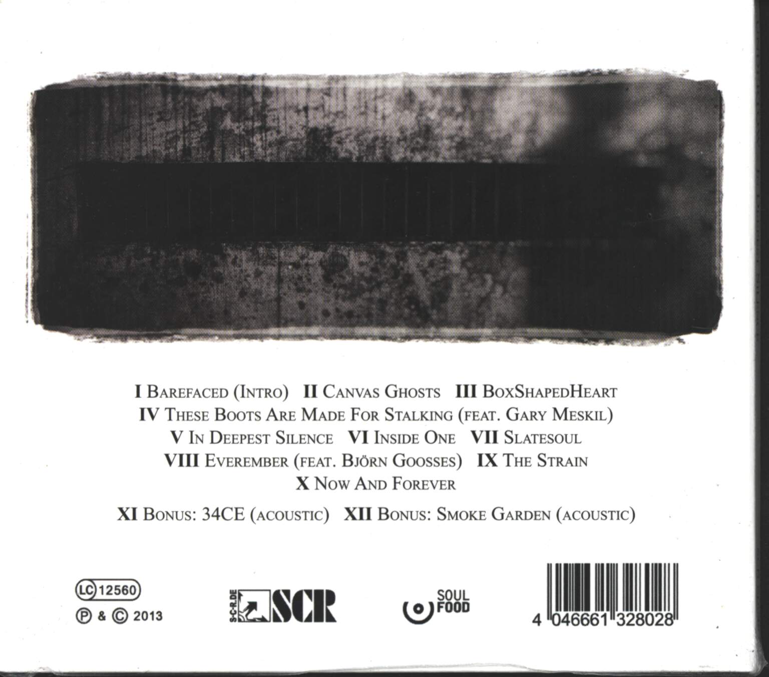 Undertow: In Deepest Silence, CD