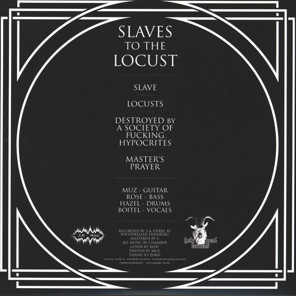 Chamber: Slaves To The Locust, 2×10" Vinyl EP