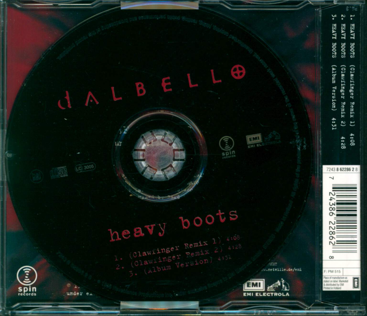 Dalbello: Heavy Boots, Mini CD