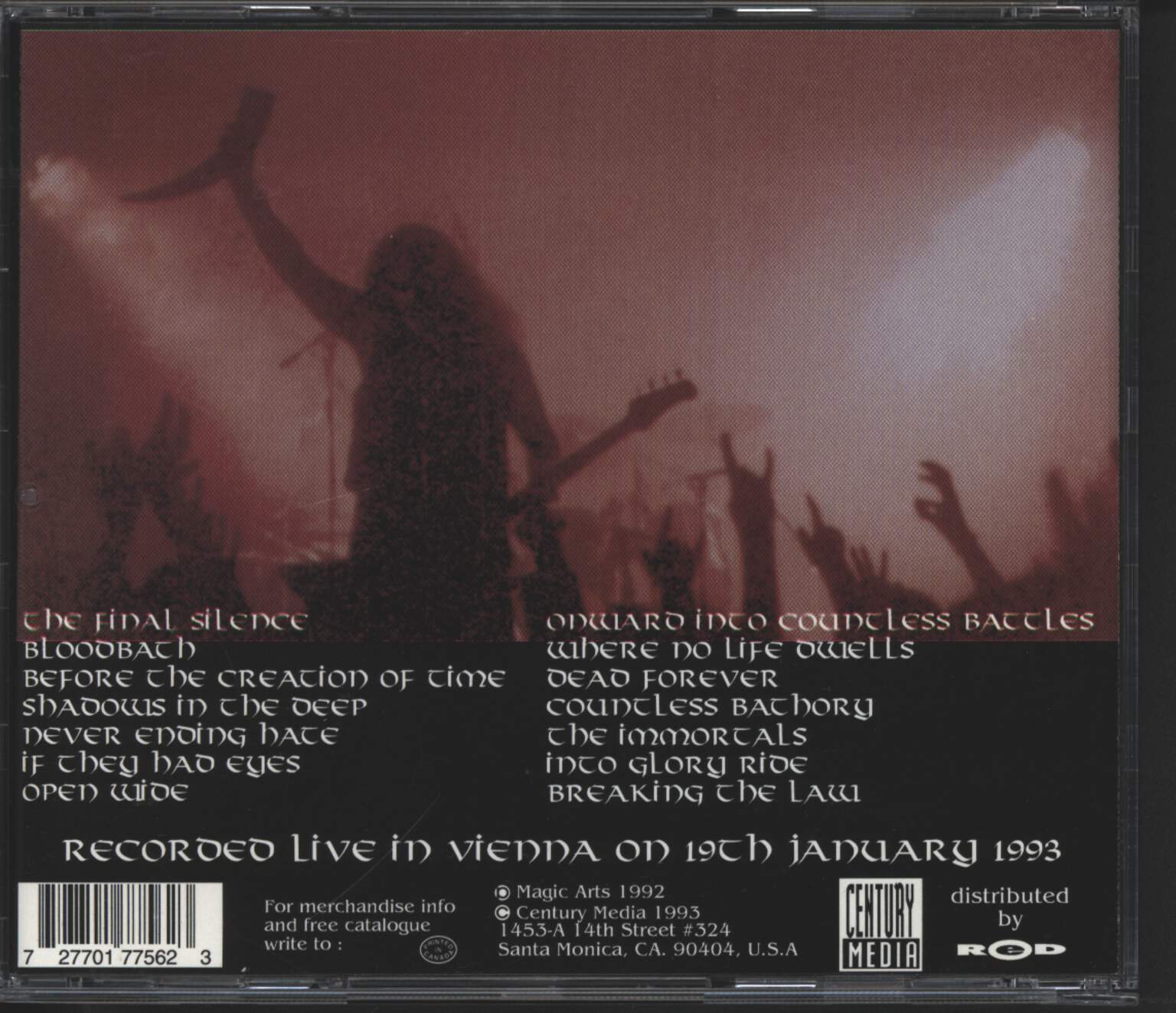 Unleashed: Live In Vienna '93, CD