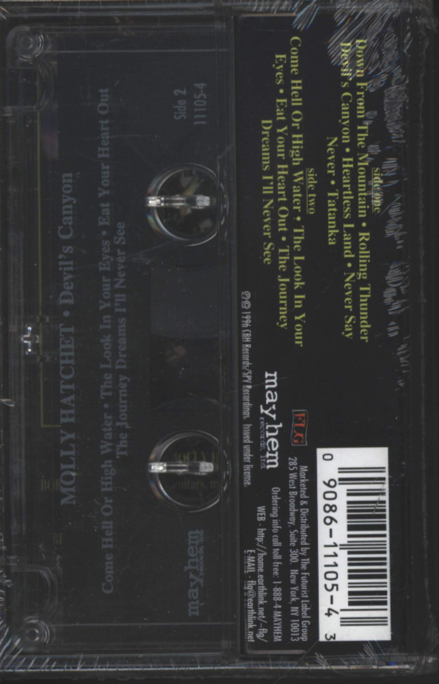 Molly Hatchet: Devil's Canyon, Tape