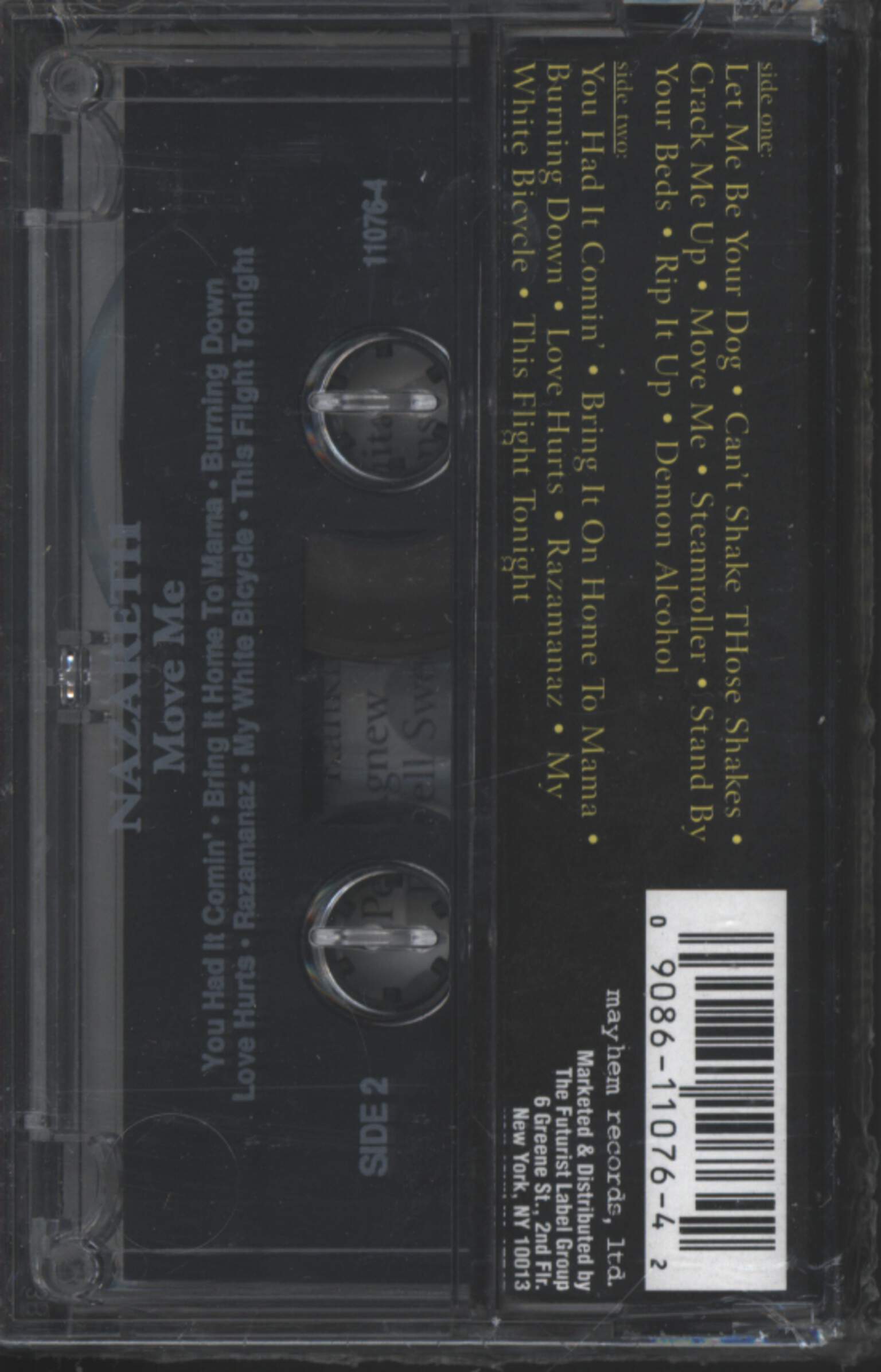 Nazareth: Move Me, Tape