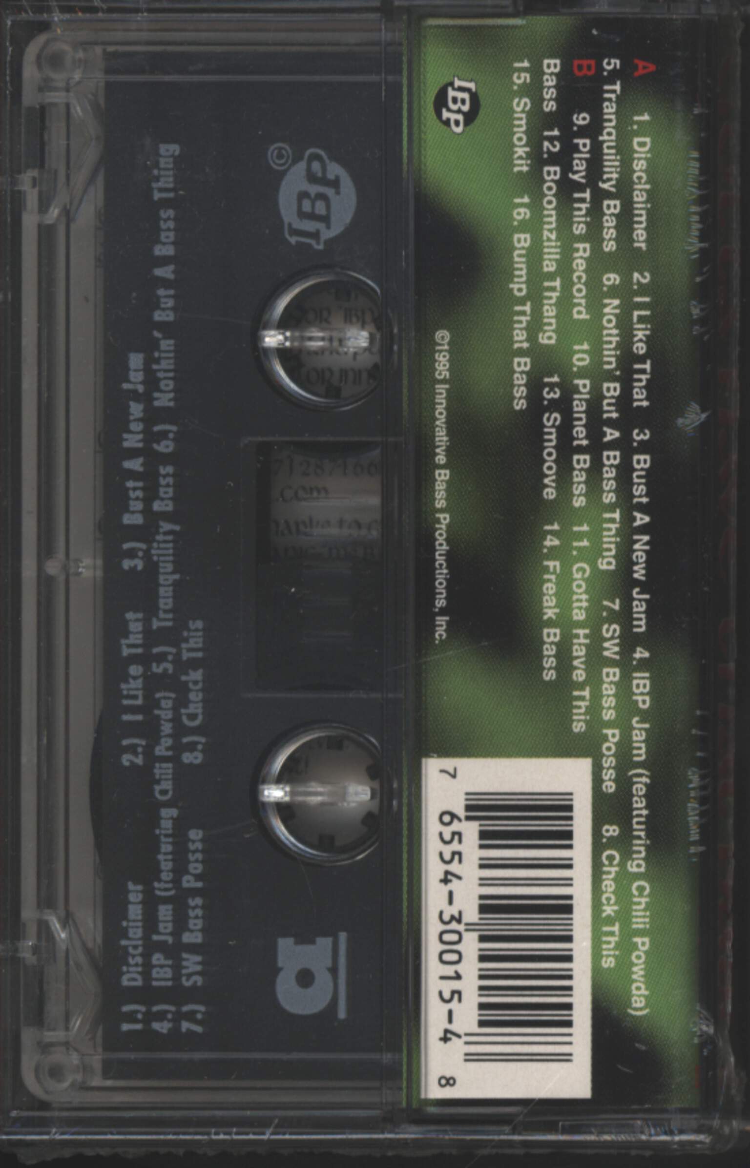 Boomzilla: Gotta' Have That Bass !, Tape