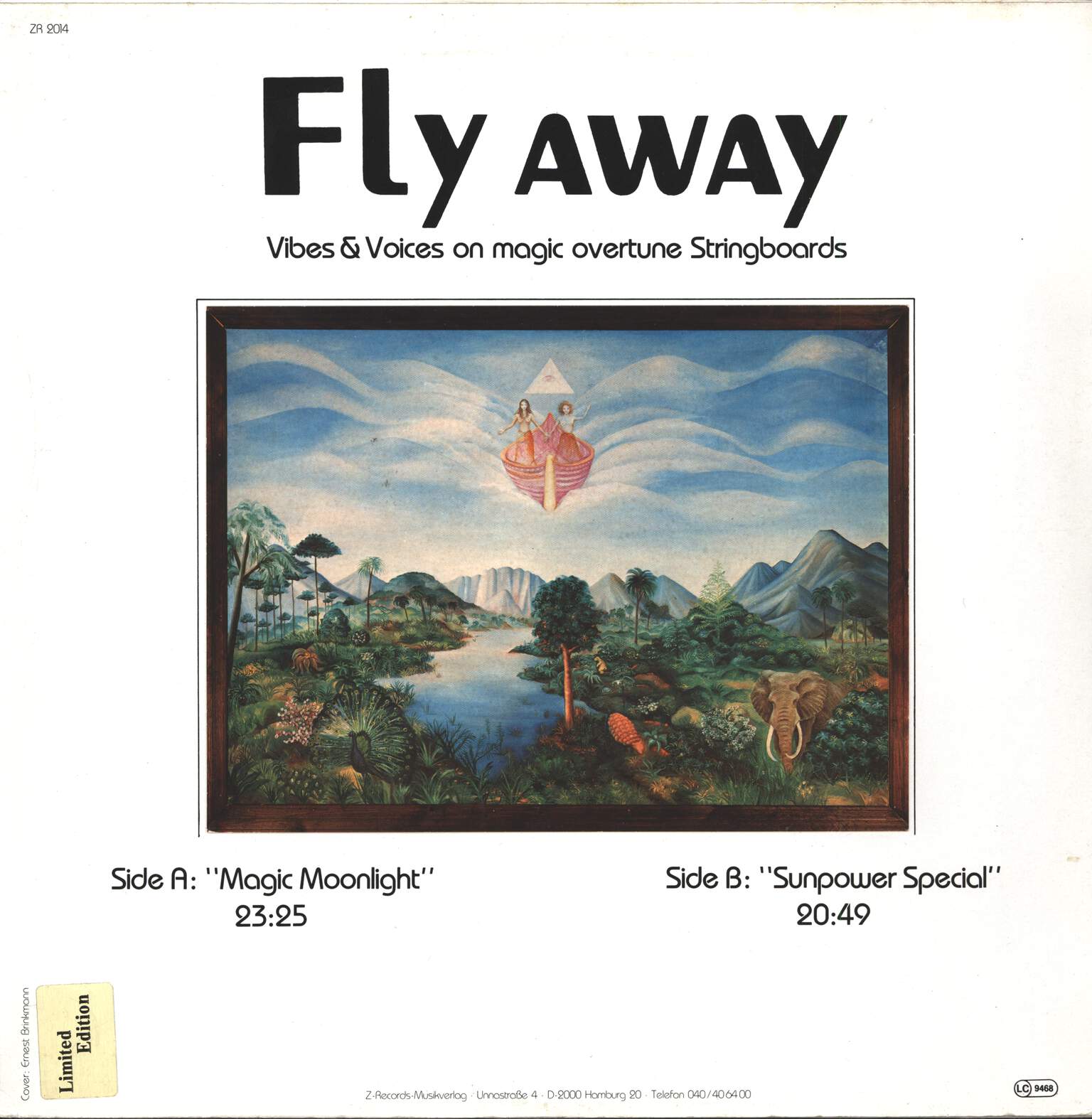 Holger Brasen: Fly Away (Vibes & Voices On Magic Overtune Stringboards), LP (Vinyl)