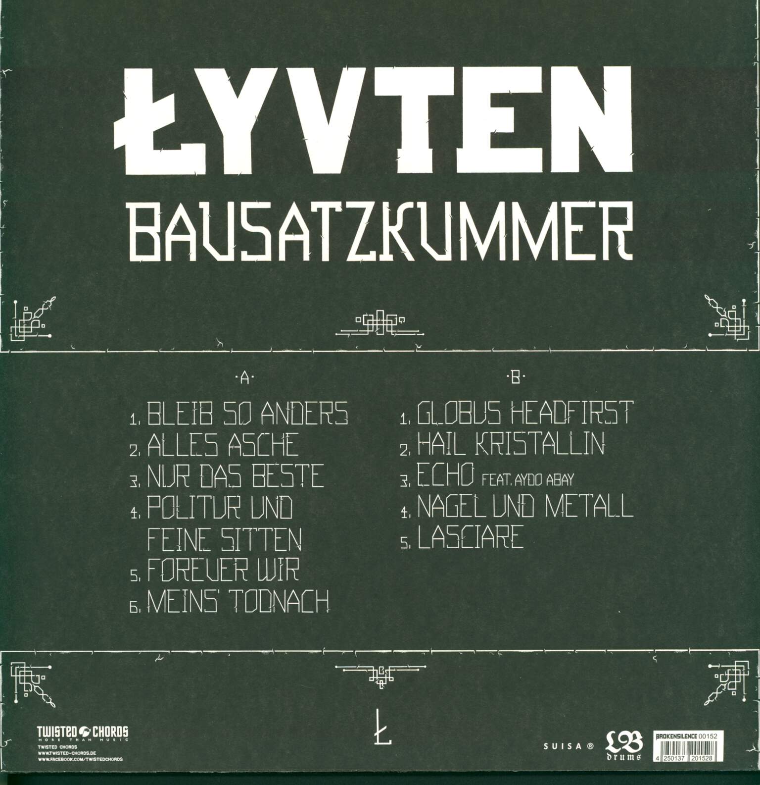 Lyvten: Bausatzkummer, LP (Vinyl)
