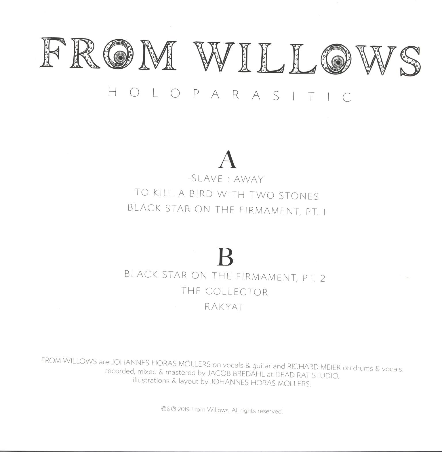 From Willows: Holoparasitic, LP (Vinyl)
