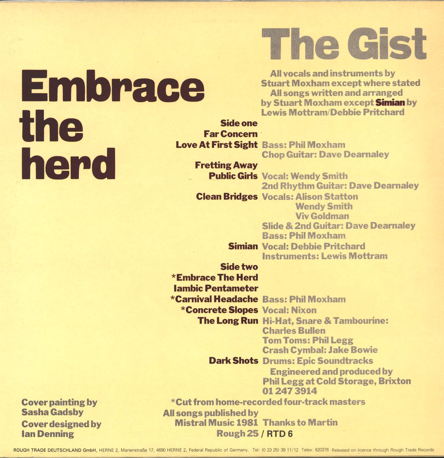 The Gist: Embrace The Herd, LP (Vinyl)