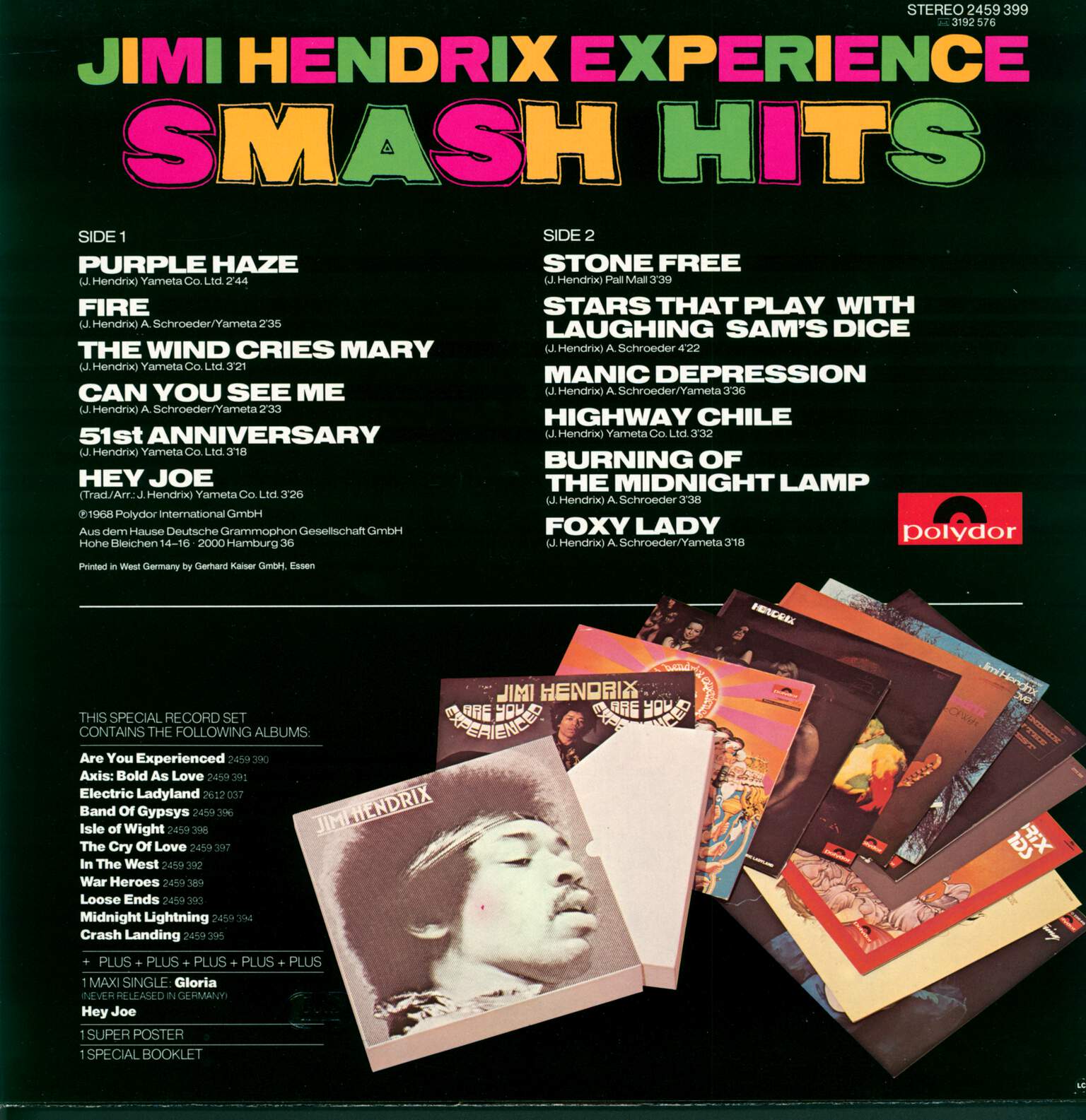 The Jimi Hendrix Experience: Smash Hits, LP (Vinyl)