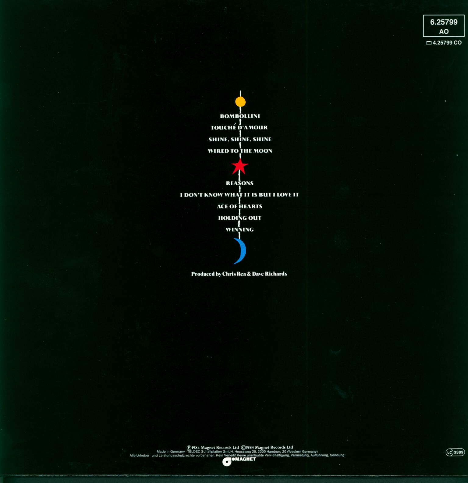 Chris Rea: Wired To The Moon, LP (Vinyl)