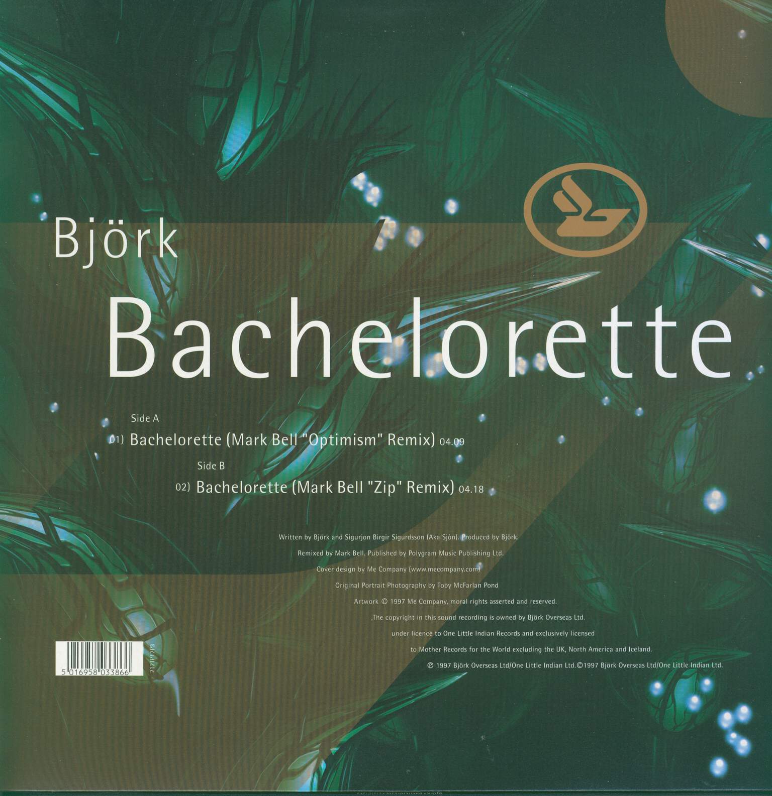 Björk: Bachelorette, 12" Maxi Single (Vinyl)
