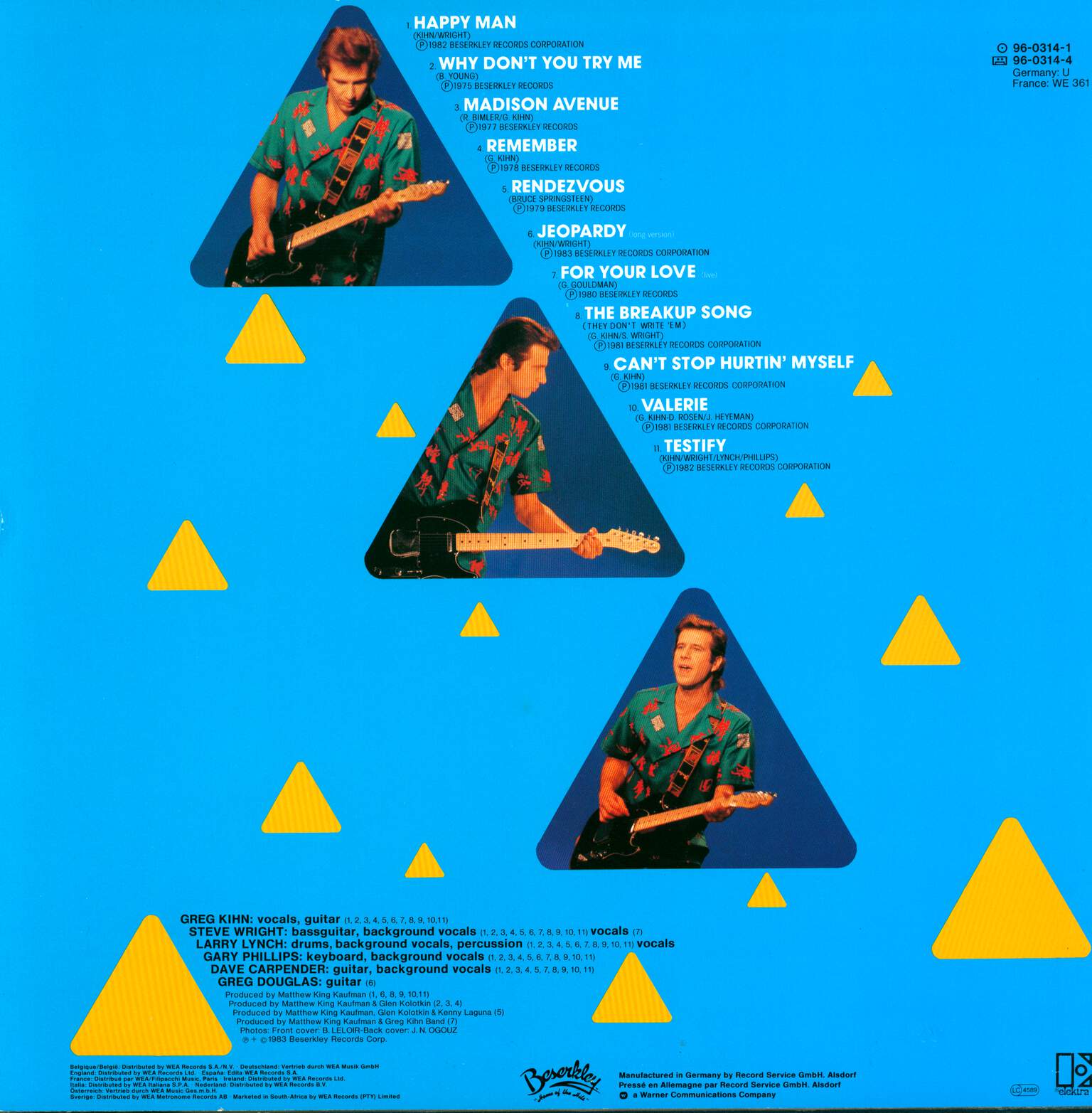 Greg Kihn Band: Greg Kihn Band, LP (Vinyl)