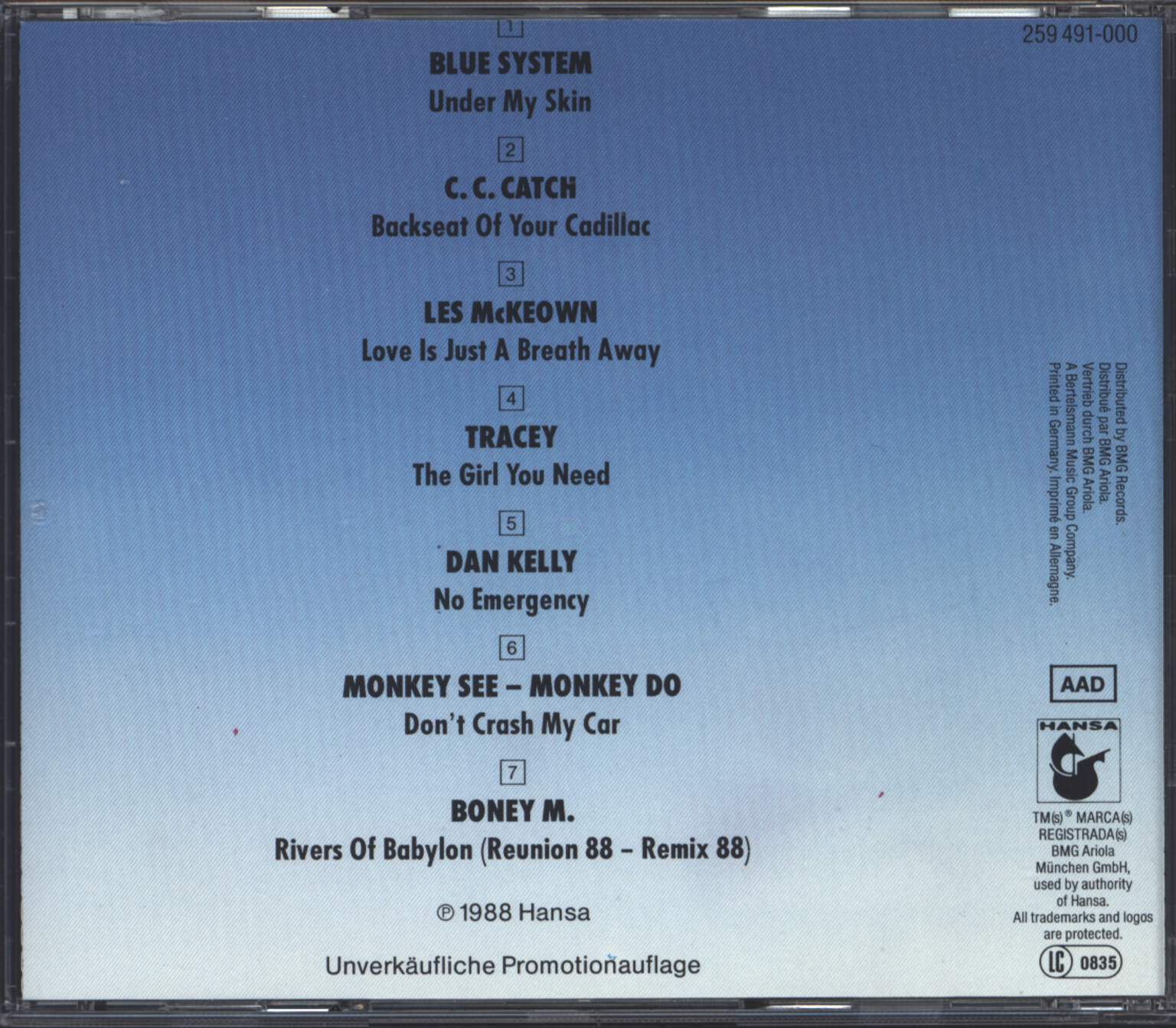 Various: Top 7 Bestseller, CD
