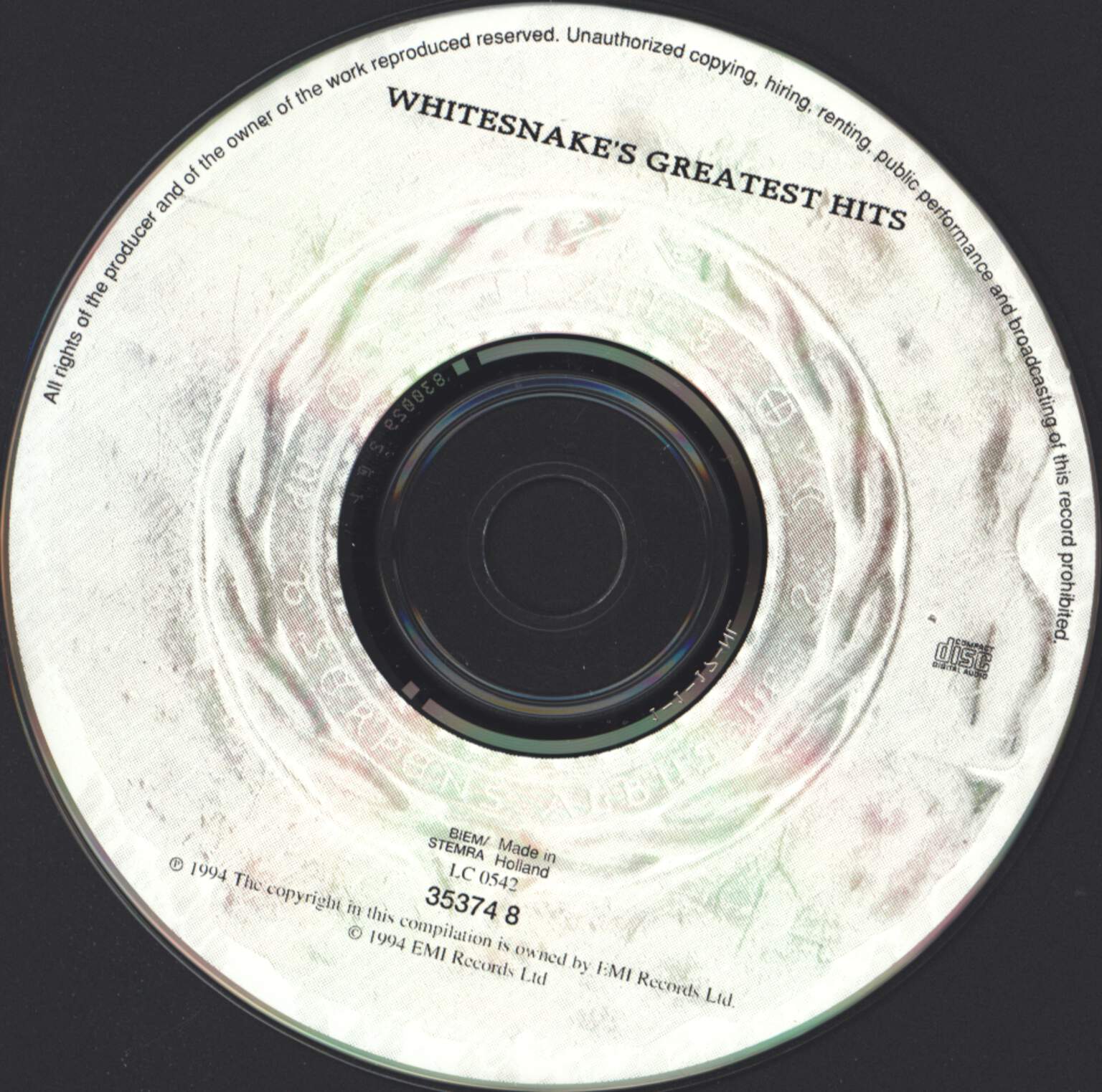 Whitesnake: Greatest Hits, CD