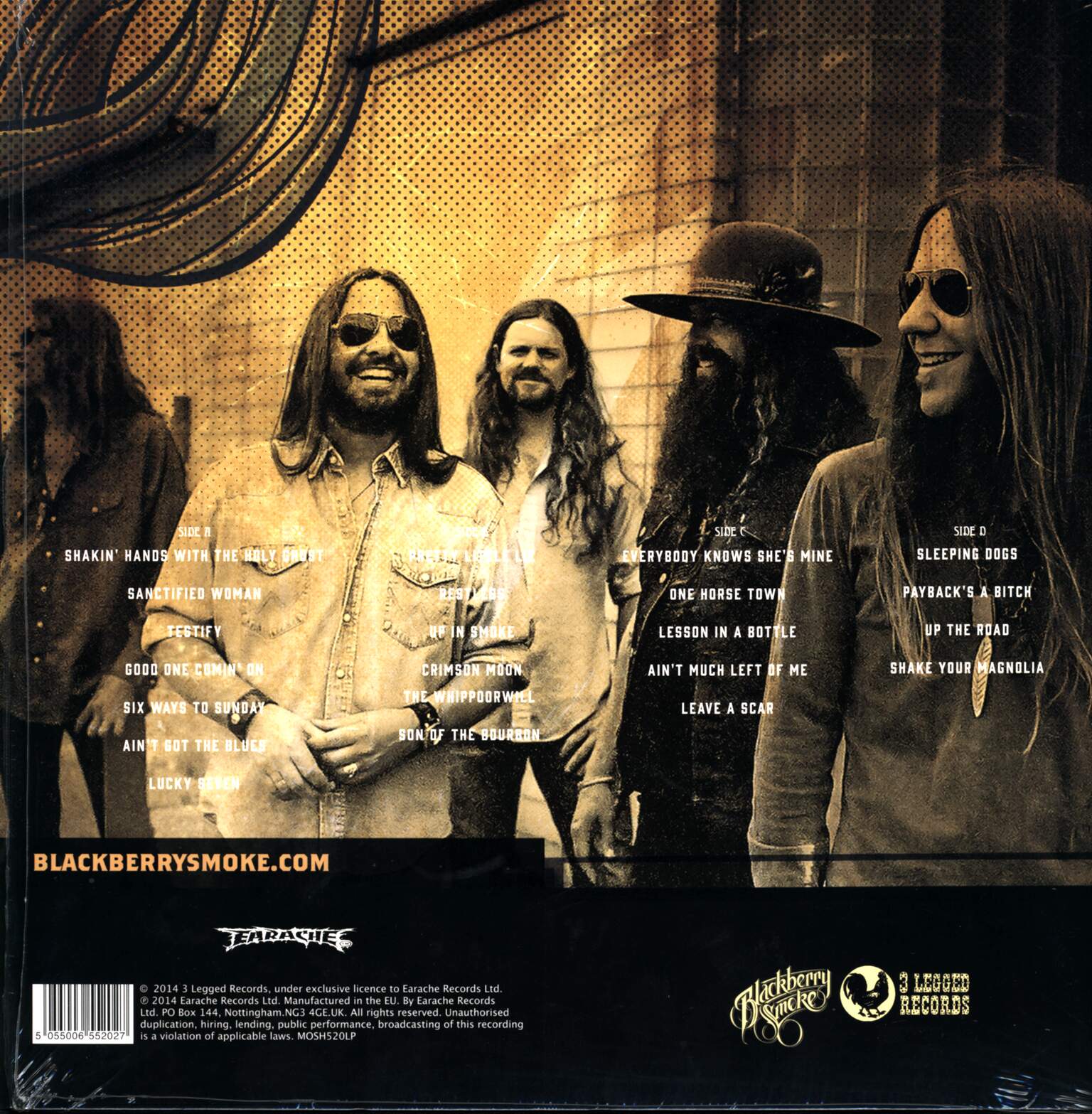 Blackberry Smoke: Leave A Scar Live, 2×LP (Vinyl)