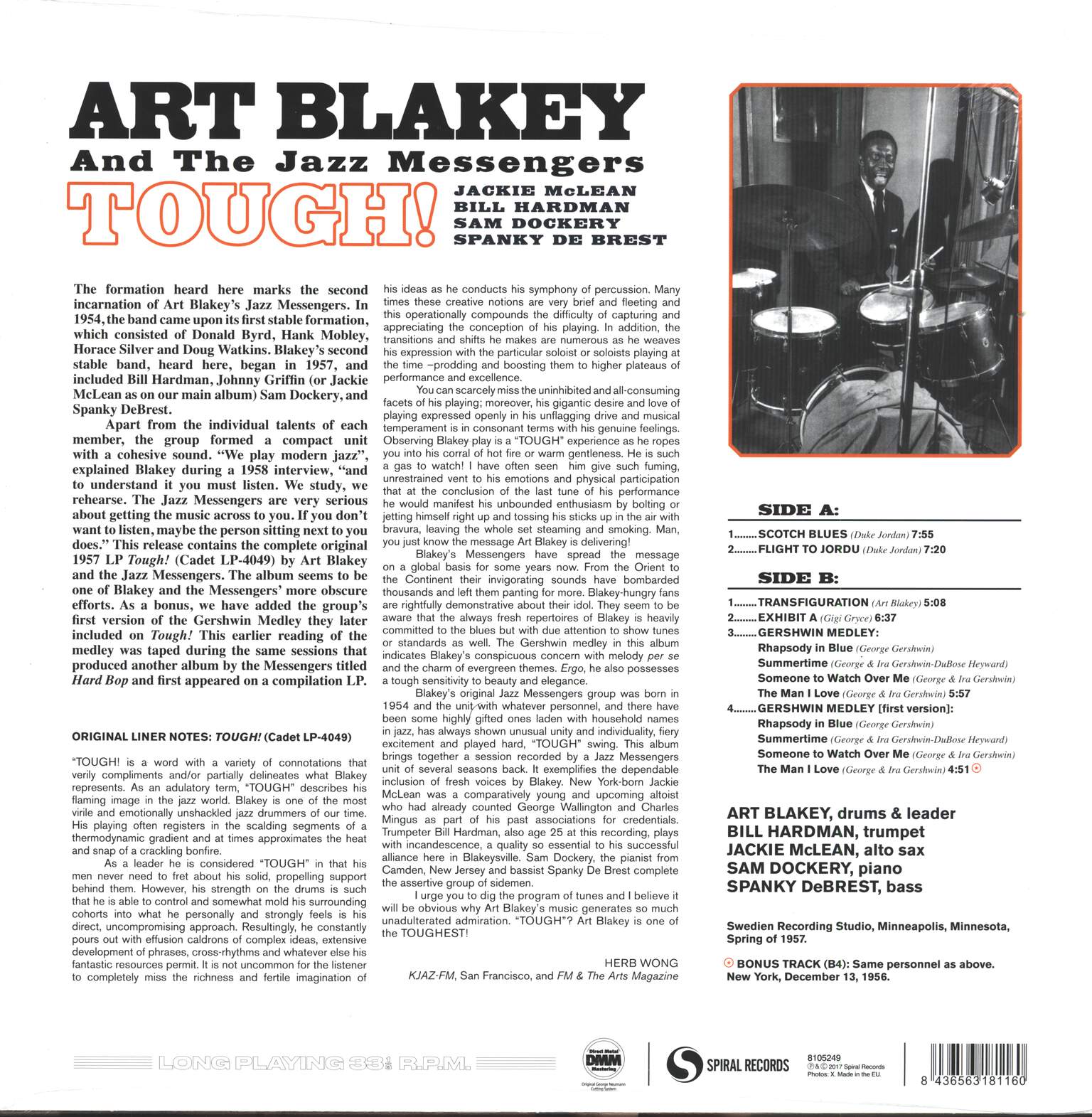 Art Blakey & The Jazz Messengers: Tough!, LP (Vinyl)
