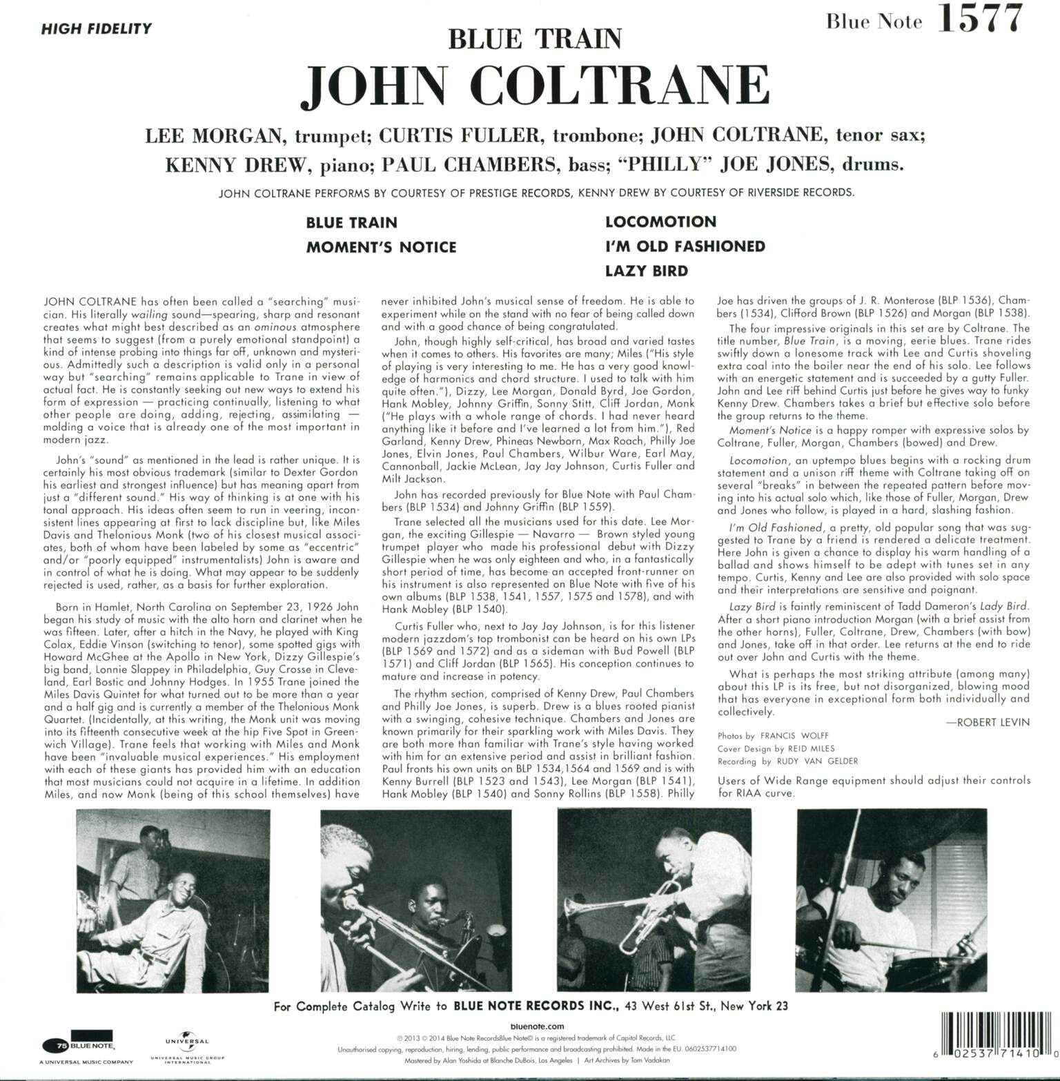 John Coltrane: Blue Train, LP (Vinyl)