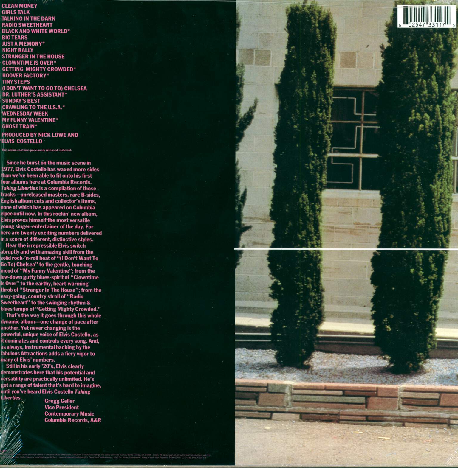 Elvis Costello: Taking Liberties, LP (Vinyl)