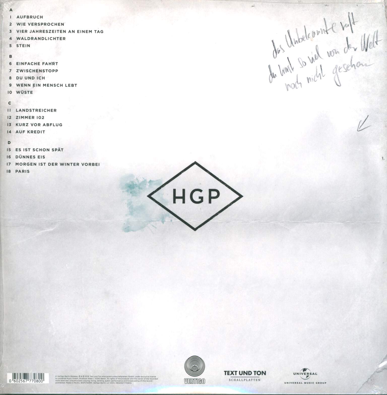 Clueso: Handgepäck I, LP (Vinyl)
