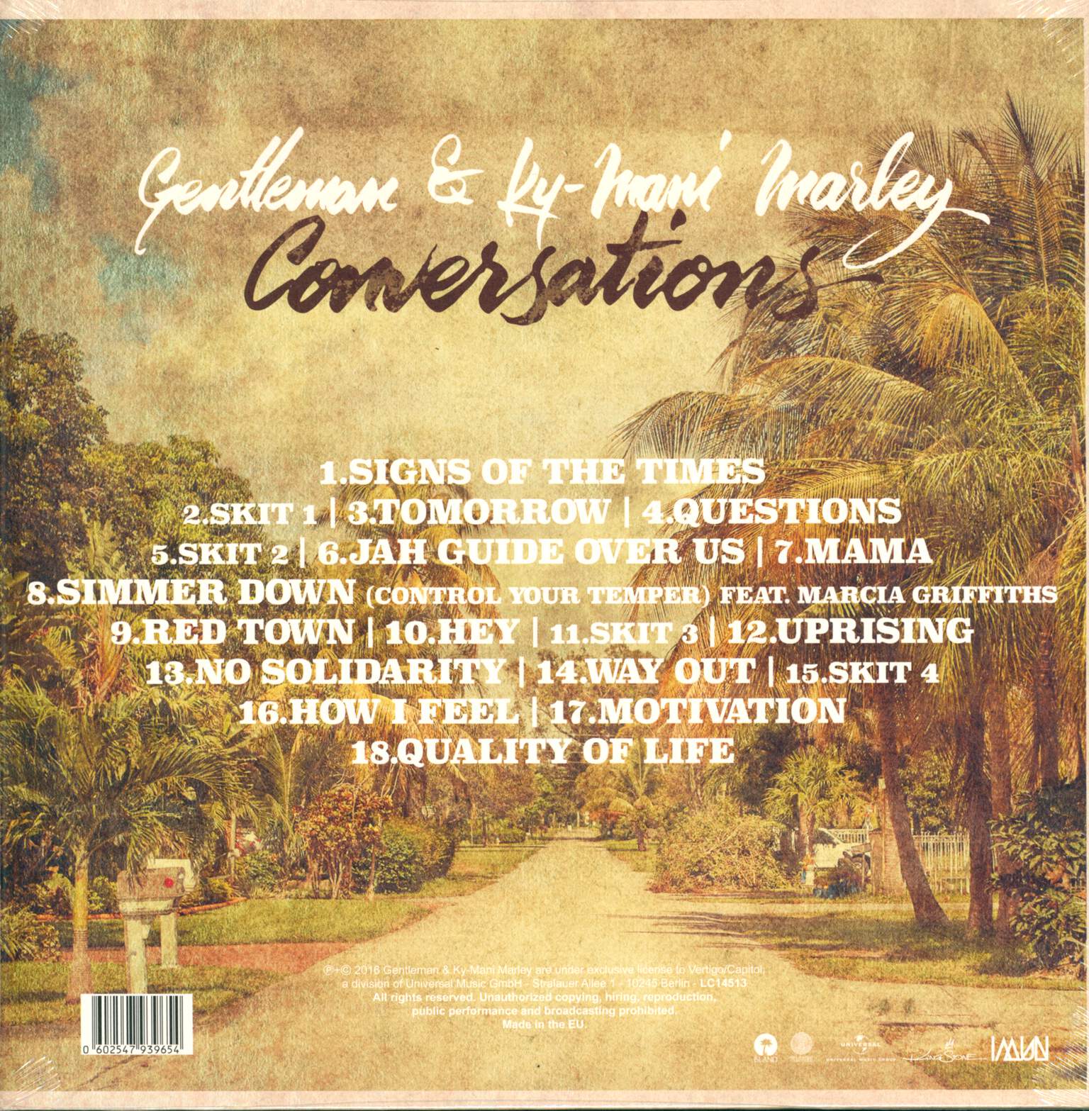 Gentleman: Conversations, 2×LP (Vinyl)