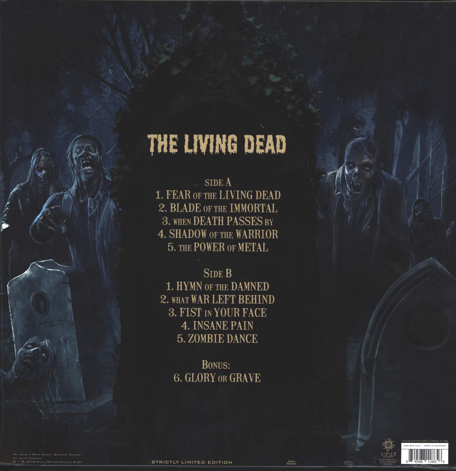 Grave Digger: The Living Dead, LP (Vinyl)