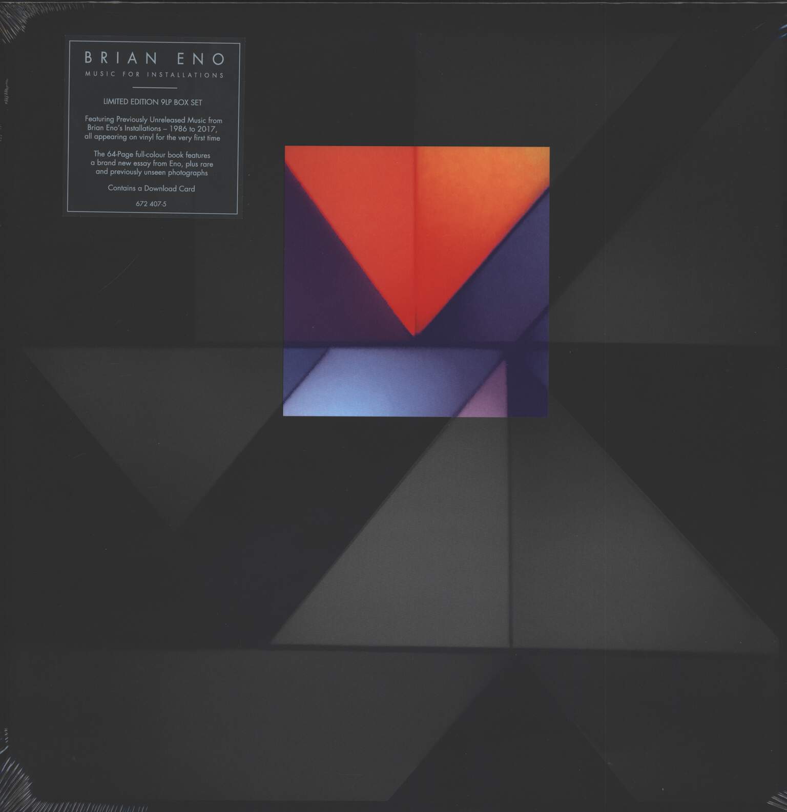 Brian Eno: Music For Installations, 9×LP (Vinyl)