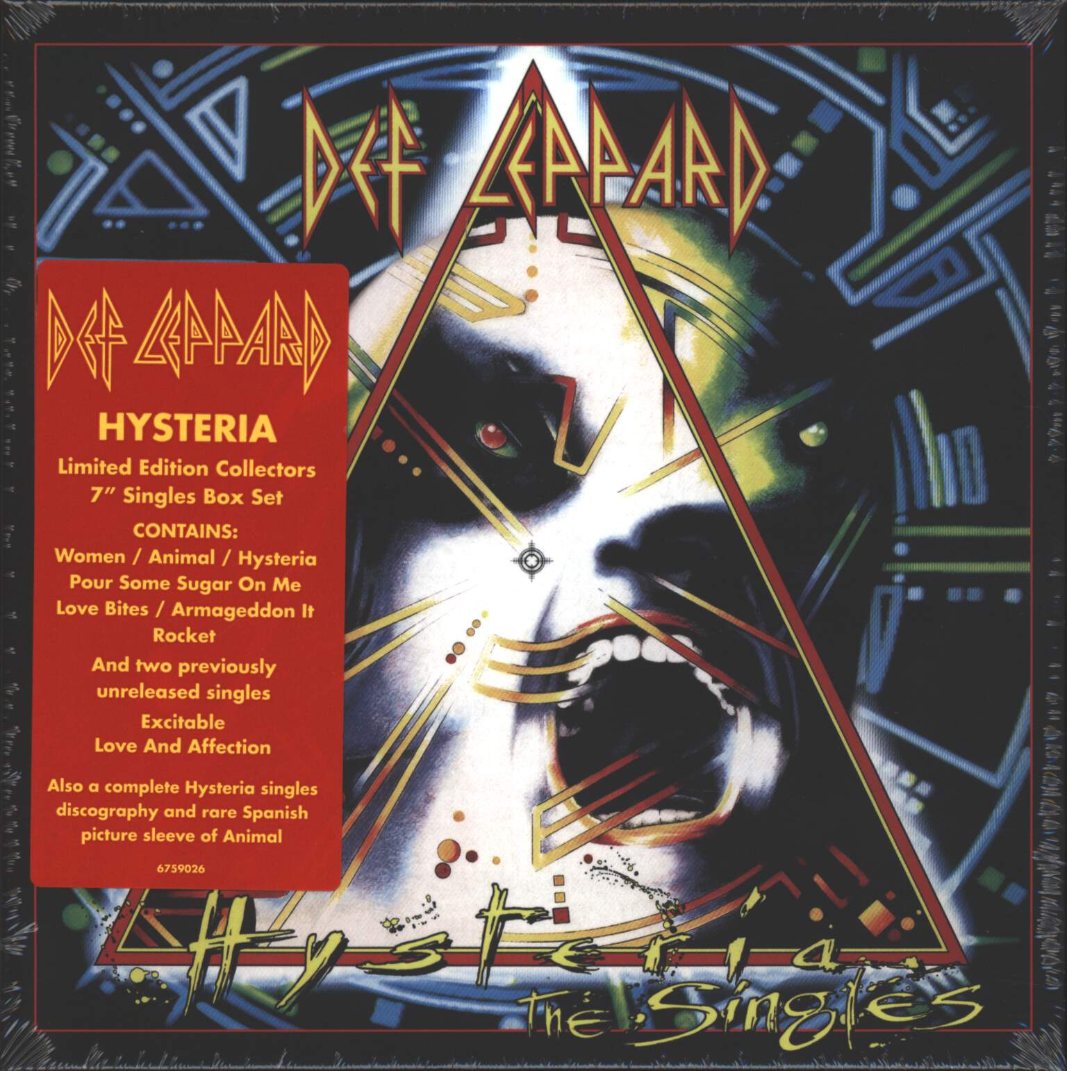 Def Leppard: Hysteria (The Singles), 10×7" Single (Vinyl)