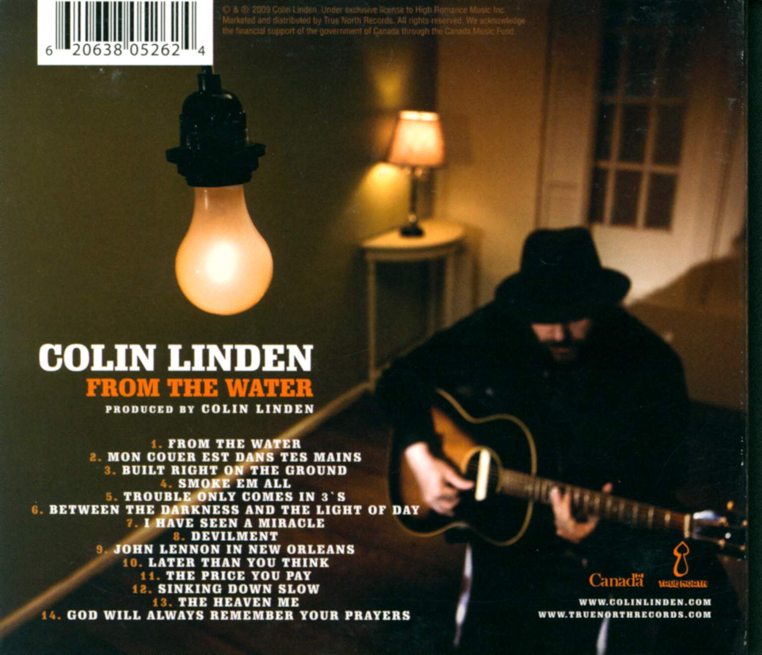 Colin Linden: From The Water, CD