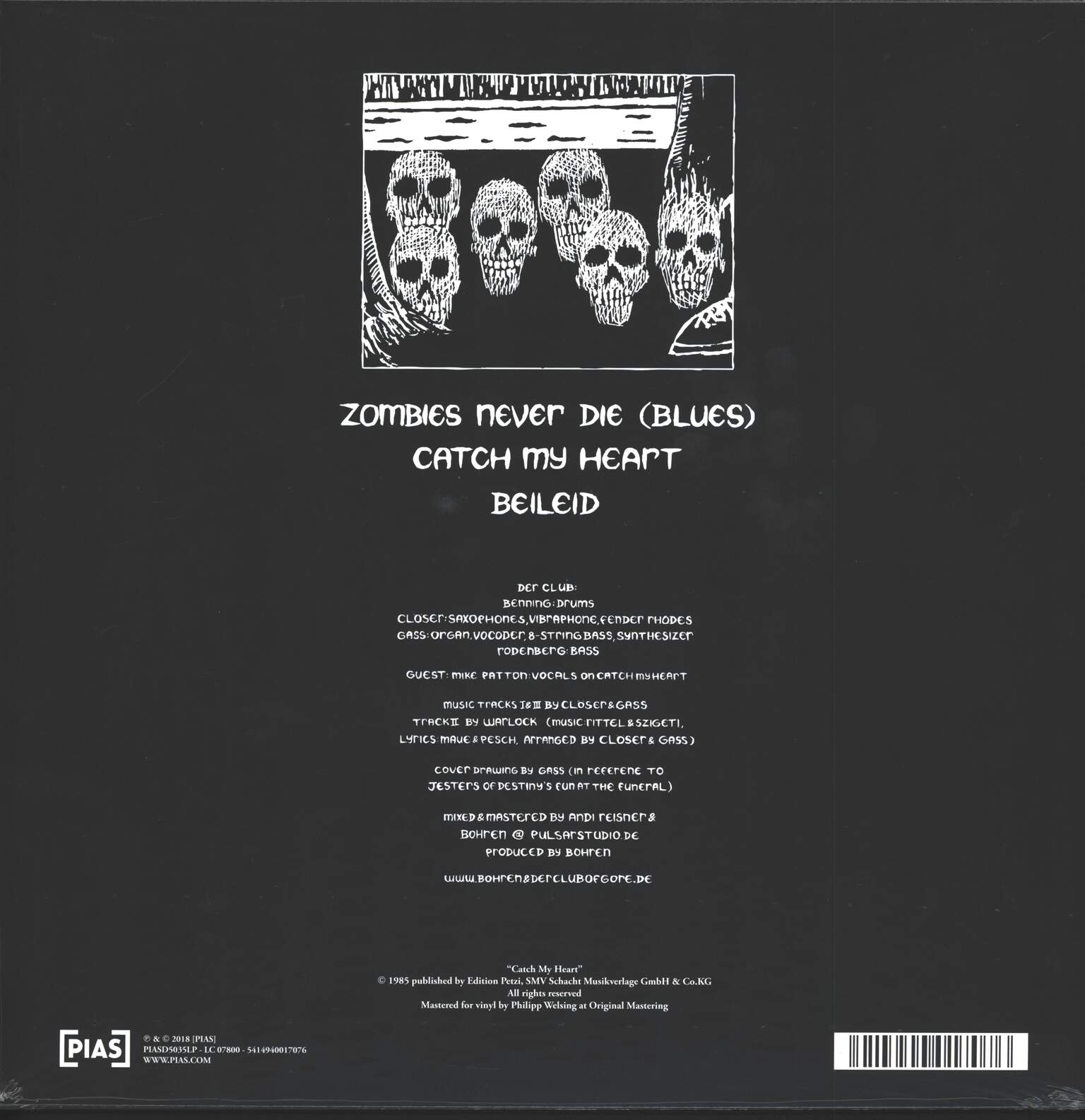 Bohren & Der Club Of Gore: Beileid, 12" Maxi Single (Vinyl)