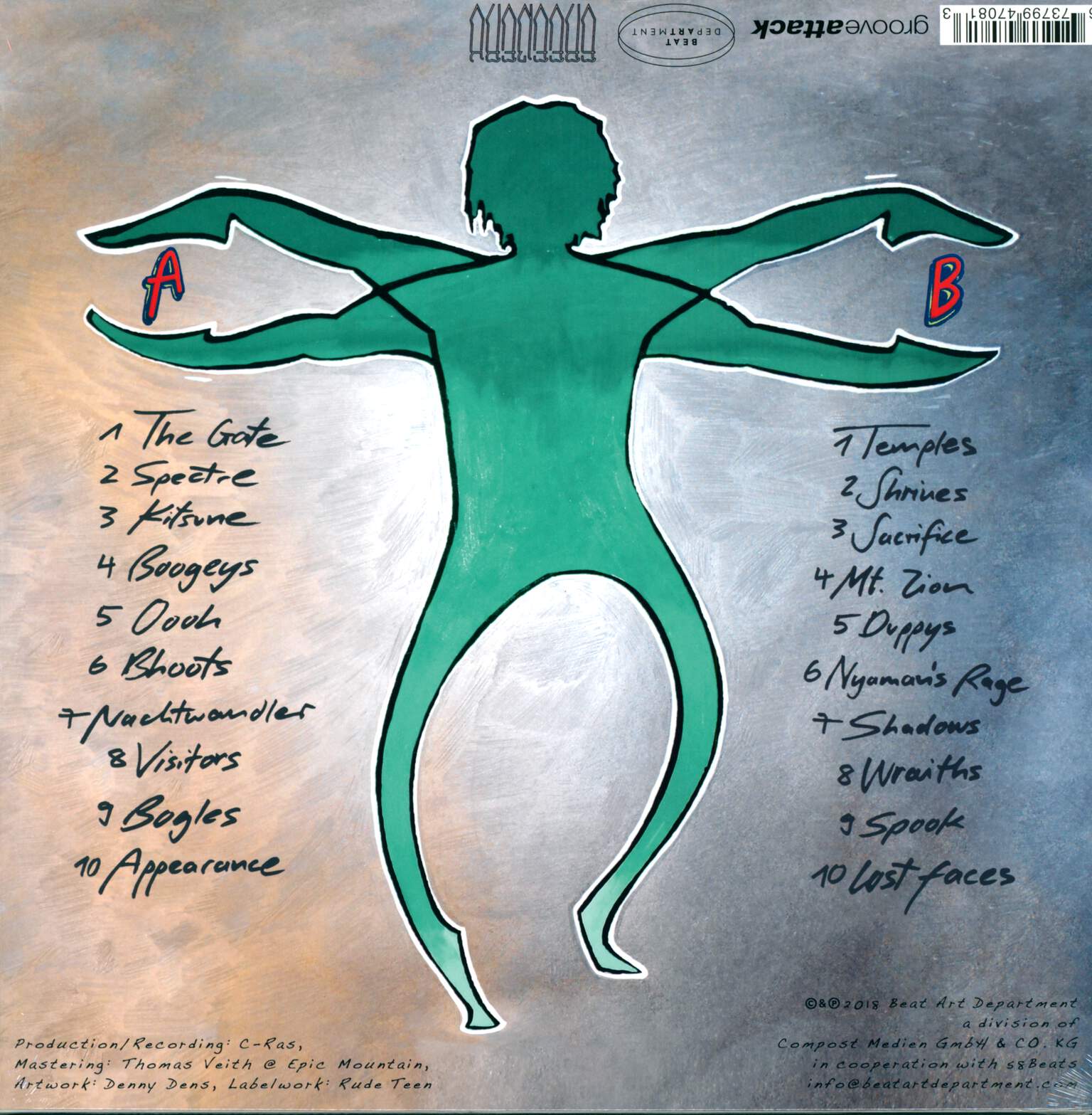 C-Ras The Beatsmith: Temples, LP (Vinyl)