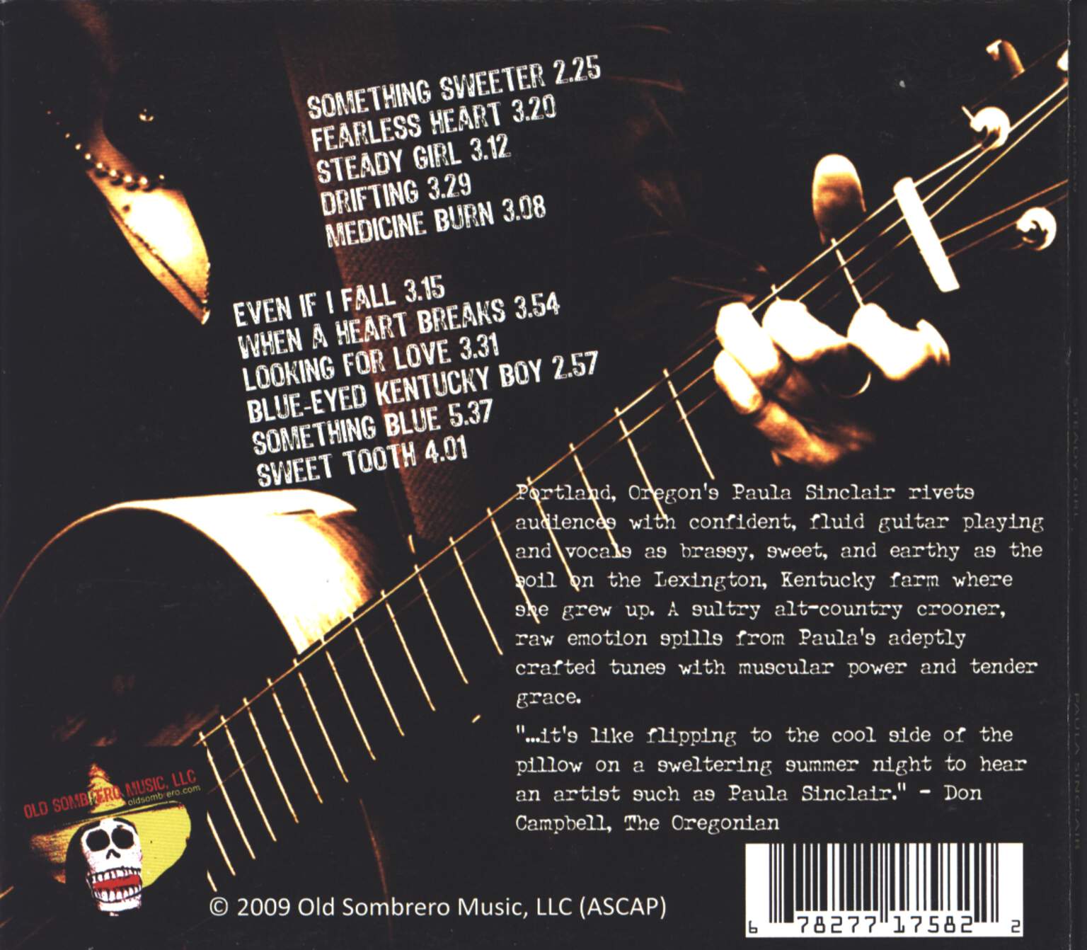 Paula Sinclair: Steady Girl, CD