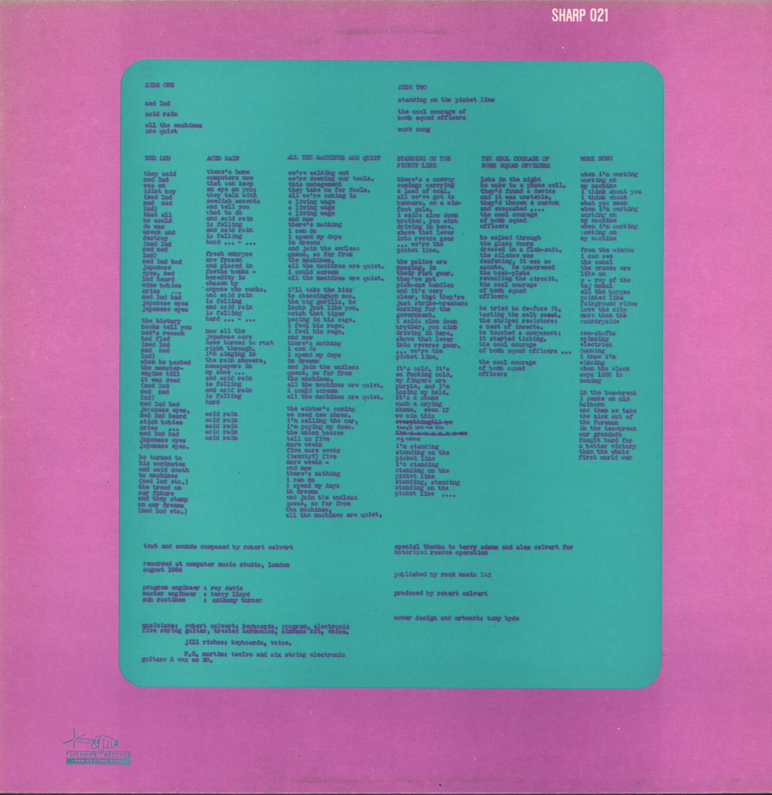 Robert Calvert: Freq, Mini LP (Vinyl)