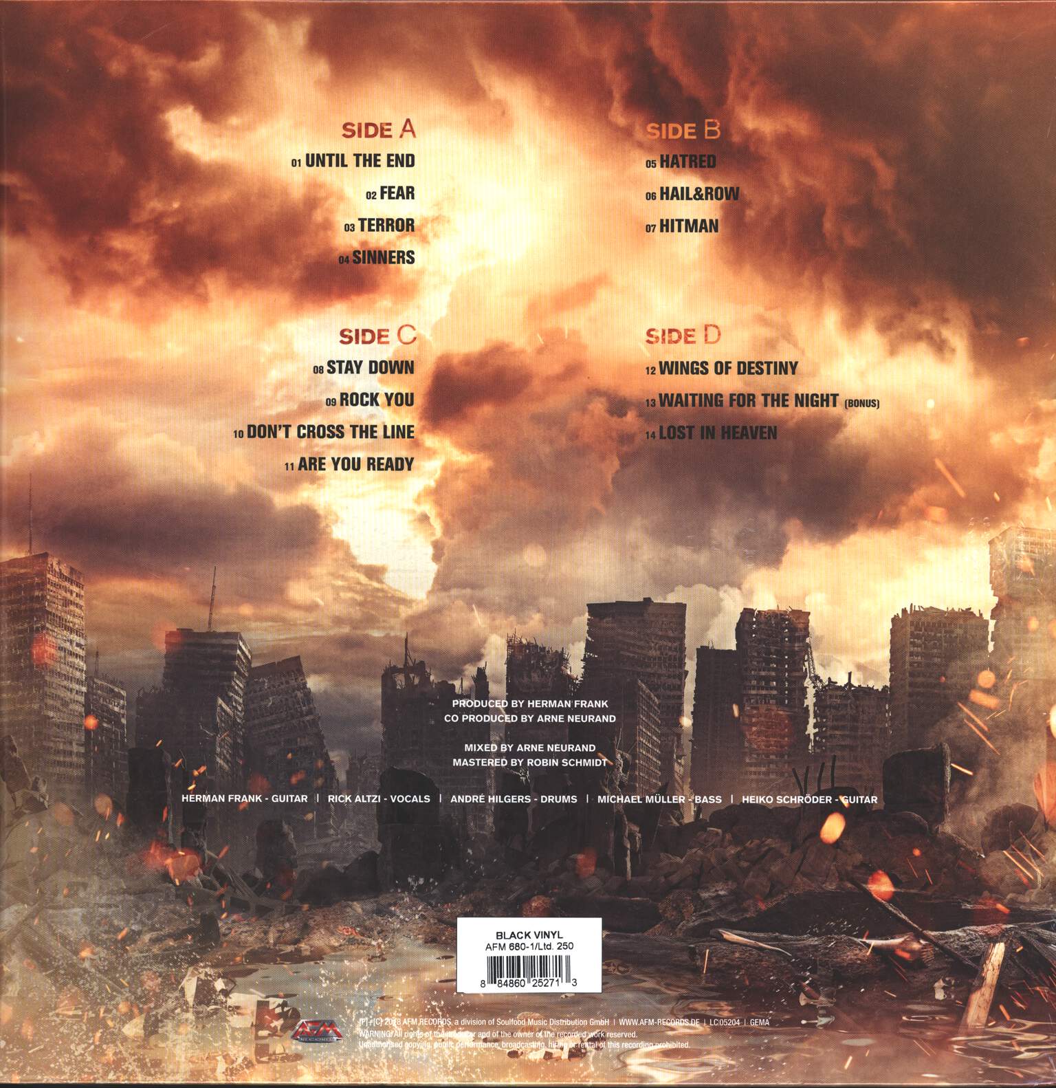 Herman Frank: Fight The Fear, 2×LP (Vinyl)