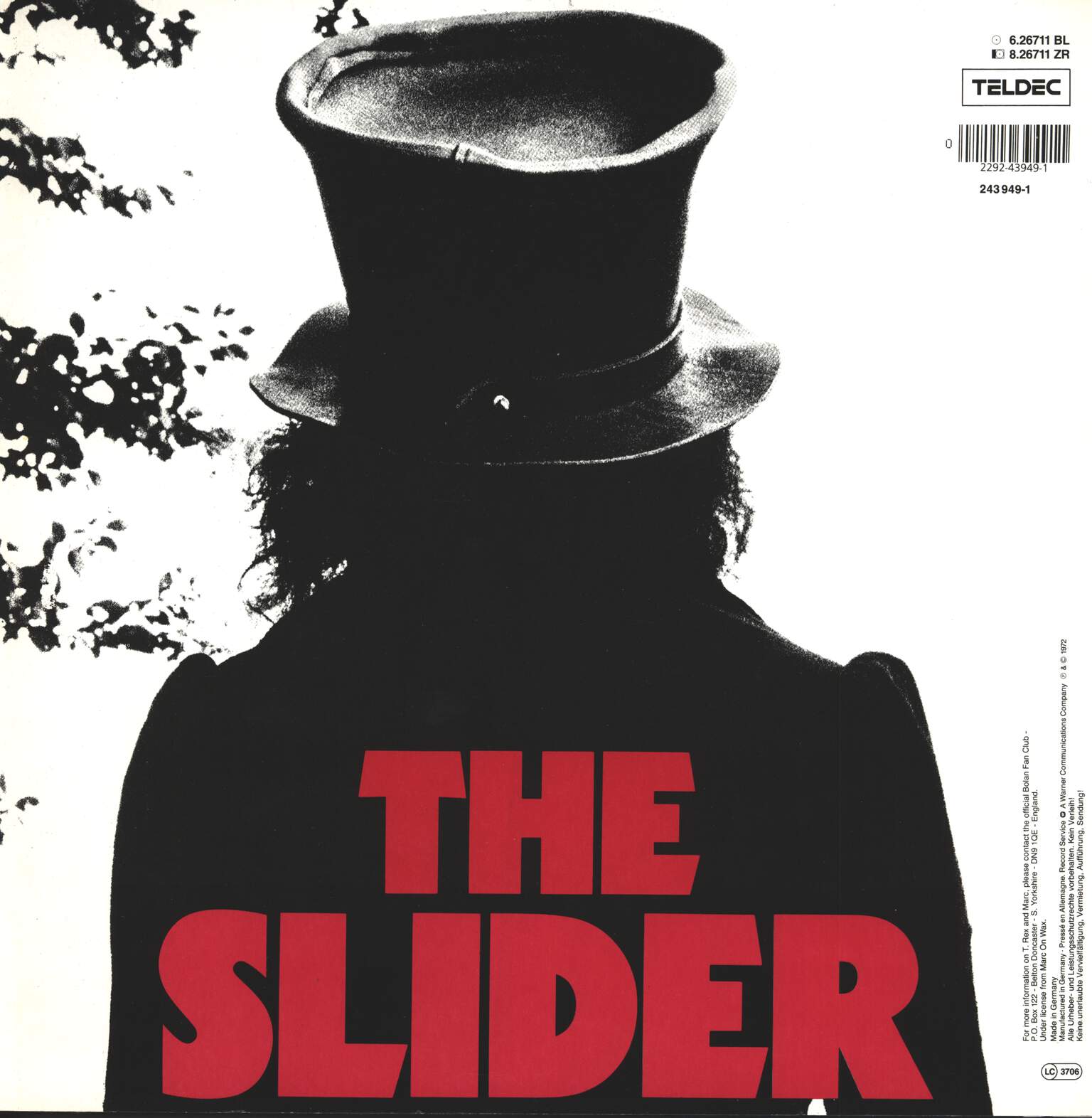 T. Rex: The Slider, LP (Vinyl)