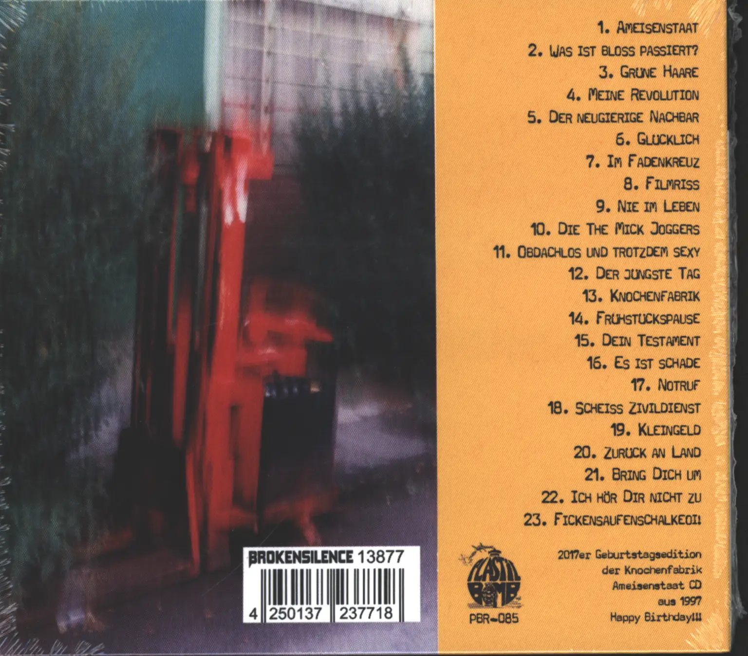 Knochenfabrik: Ameisenstaat, CD