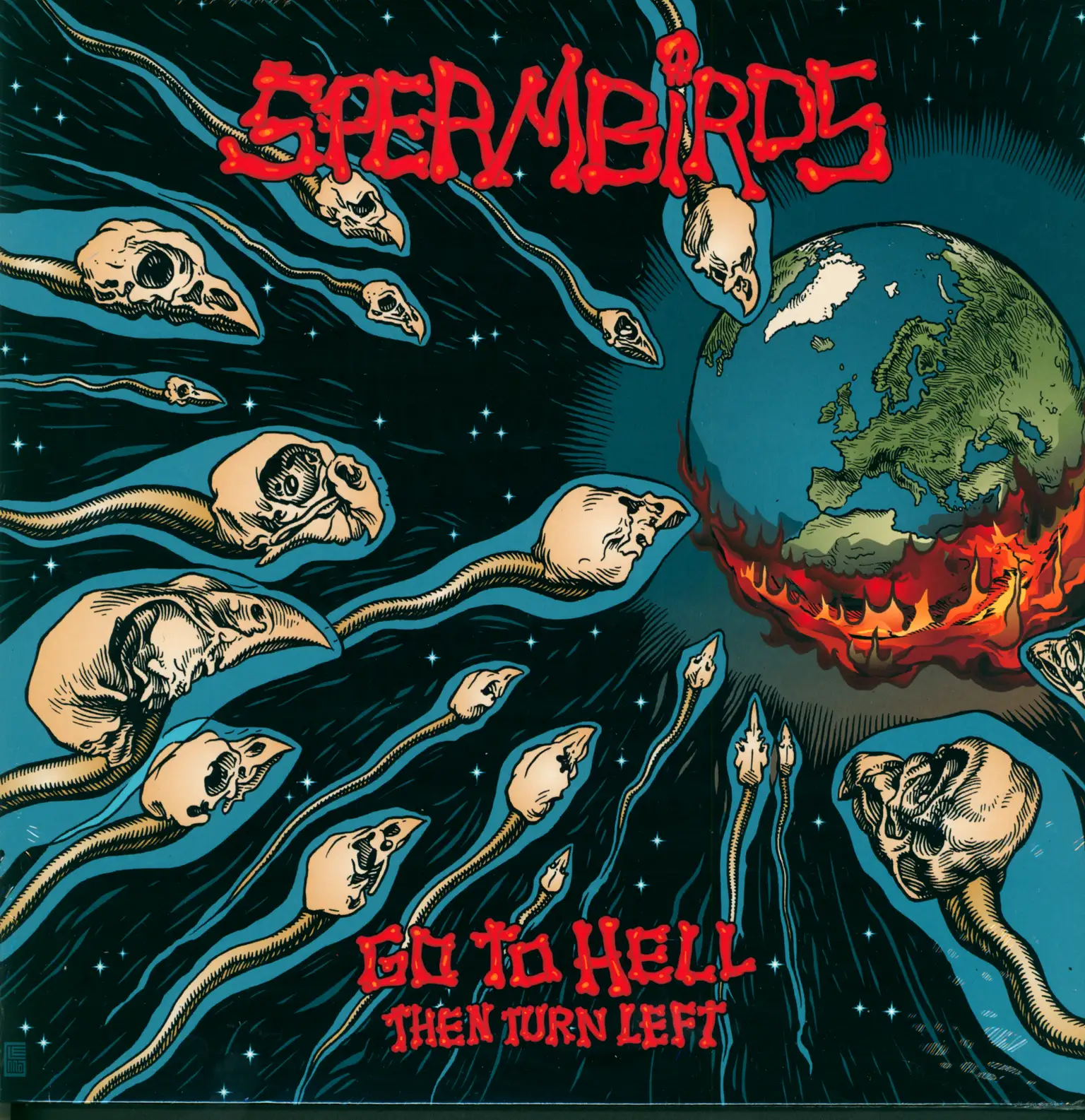 Spermbirds: Go To Hell Then Turn Left, LP (Vinyl)