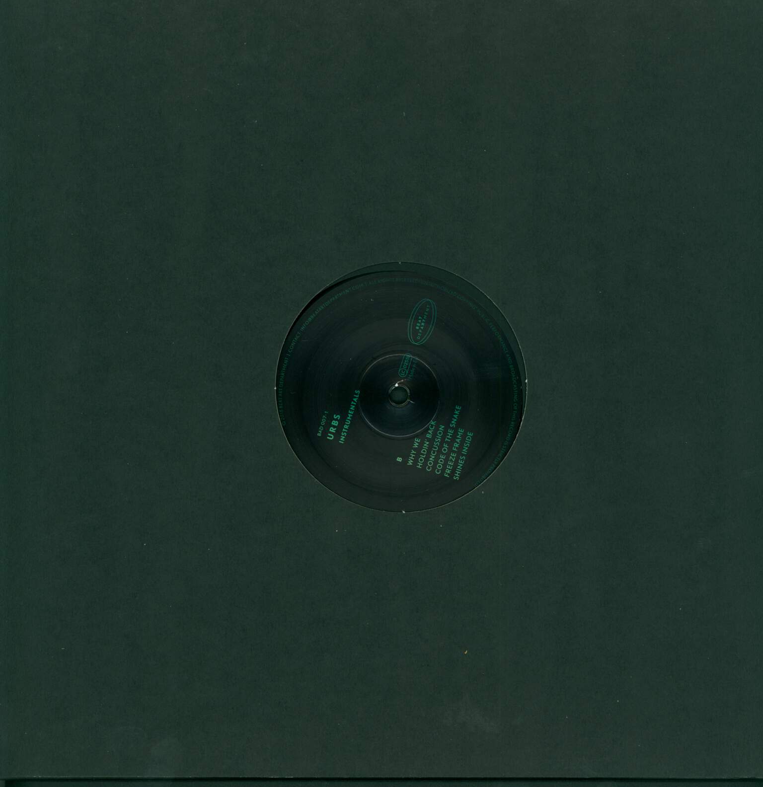 Urbs: Urbs Instrumentals, LP (Vinyl)
