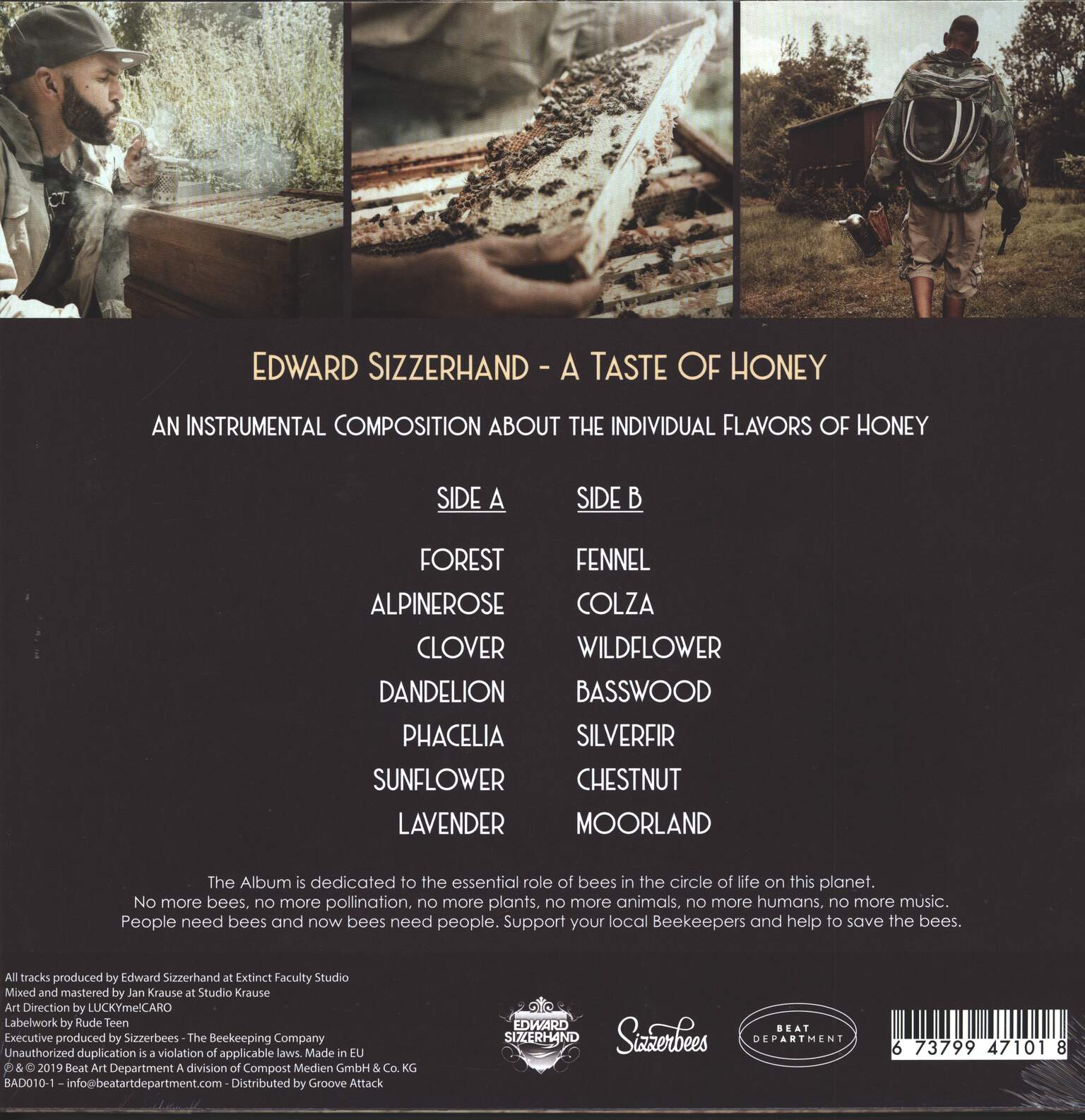 Edward Sizzerhand: A Taste of Honey, LP (Vinyl)
