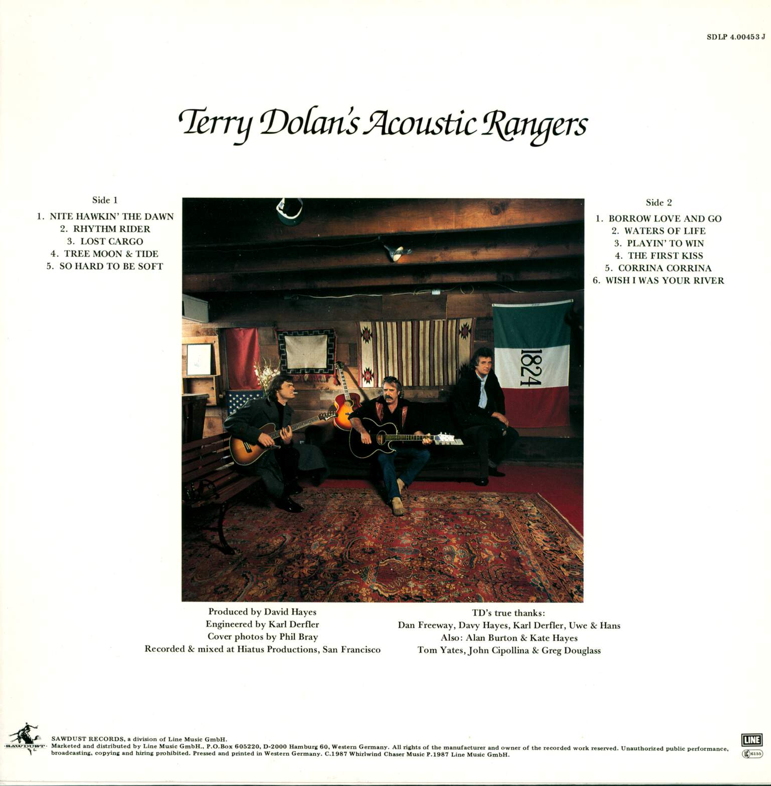 Terry Dolan: Terry Dolan's Acoustic Rangers, LP (Vinyl)