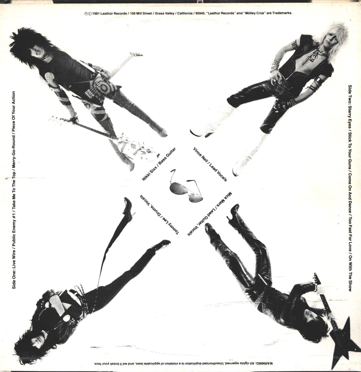 Mötley Crüe: Too Fast For Love, LP (Vinyl)