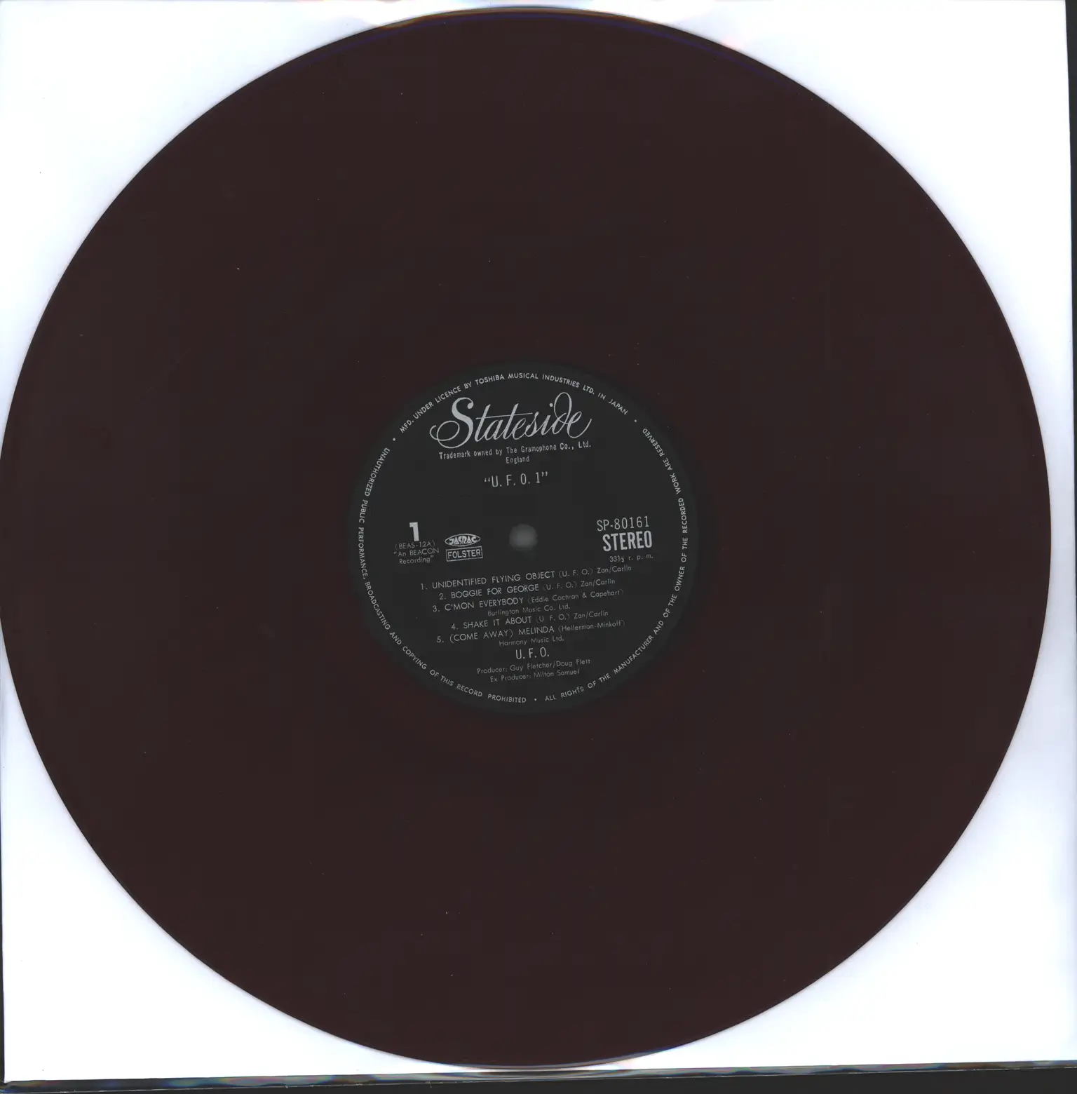 UFO: UFO 1, LP (Vinyl)