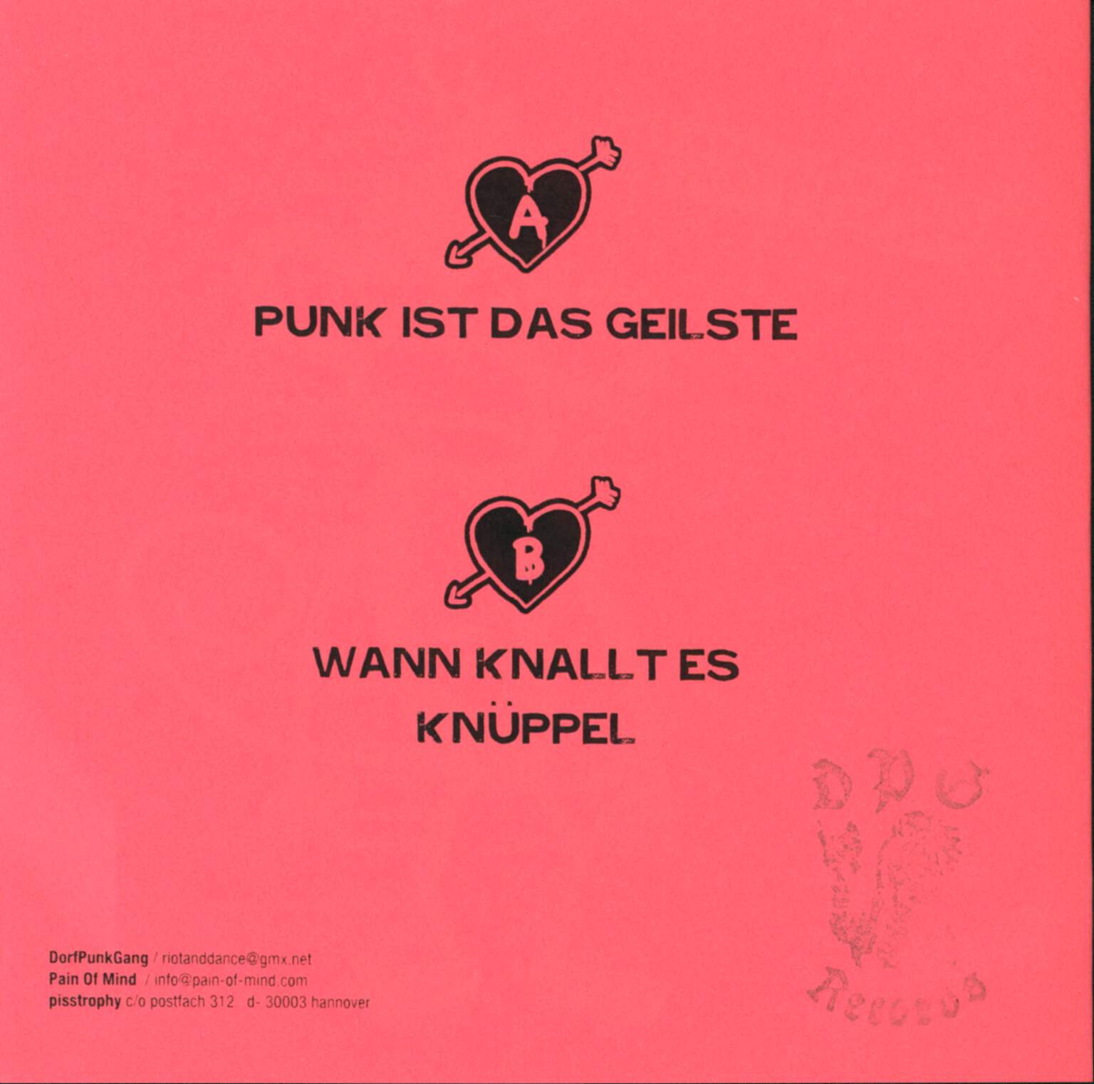 Franz Wittich: Punk Ist Das Geilste, 7" Single (Vinyl)