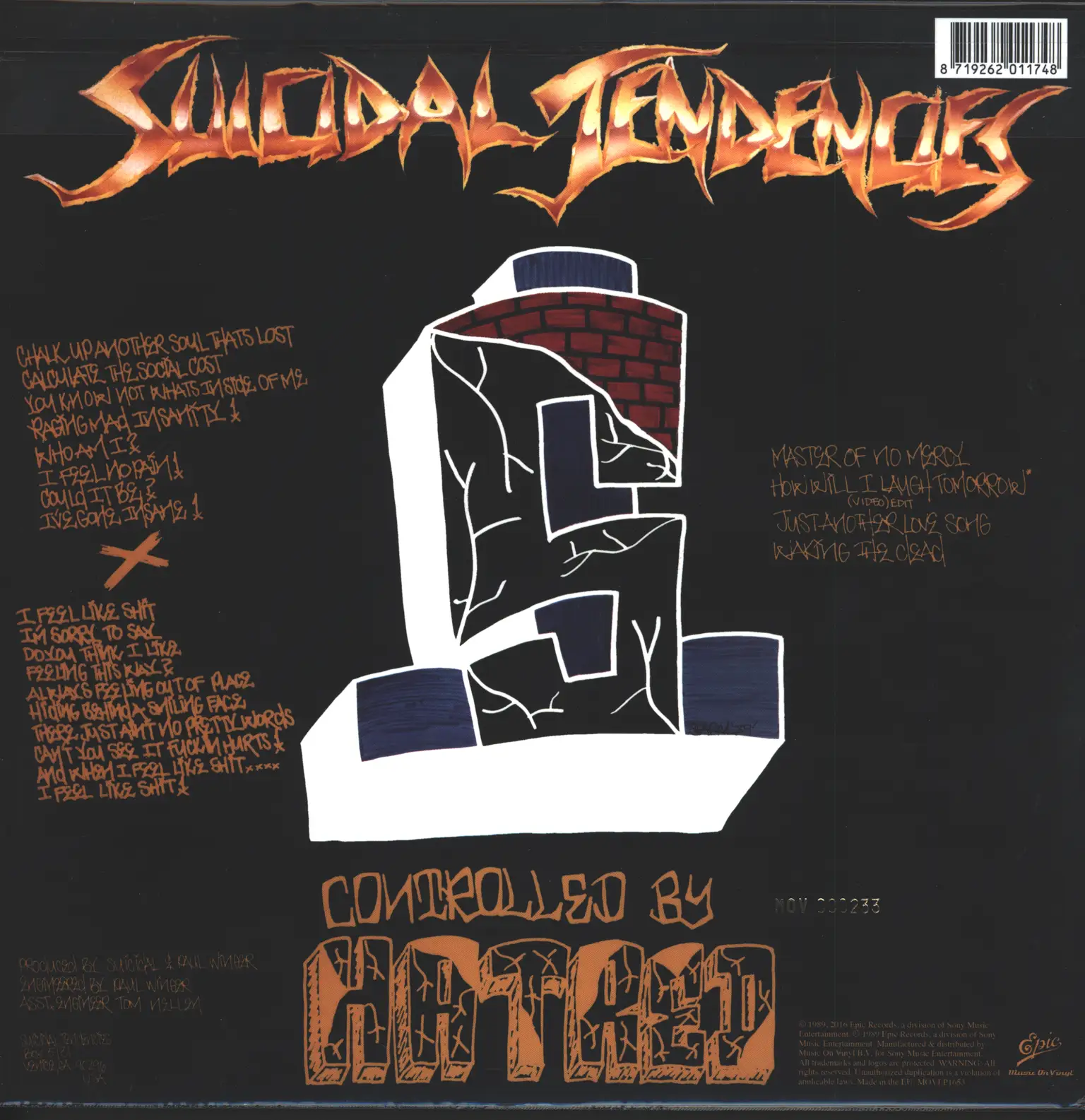 Suicidal Tendencies: Controlled By Hatred / Feel Like Shit...Deja-Vu, LP (Vinyl)