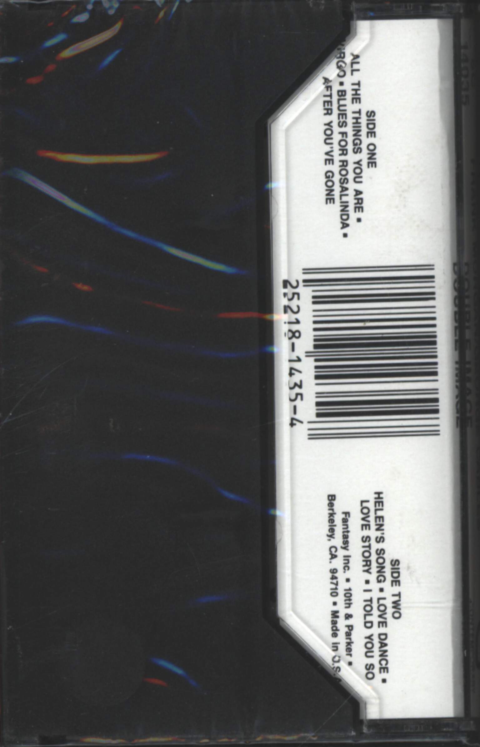 Frank Morgan: Double Image, Tape