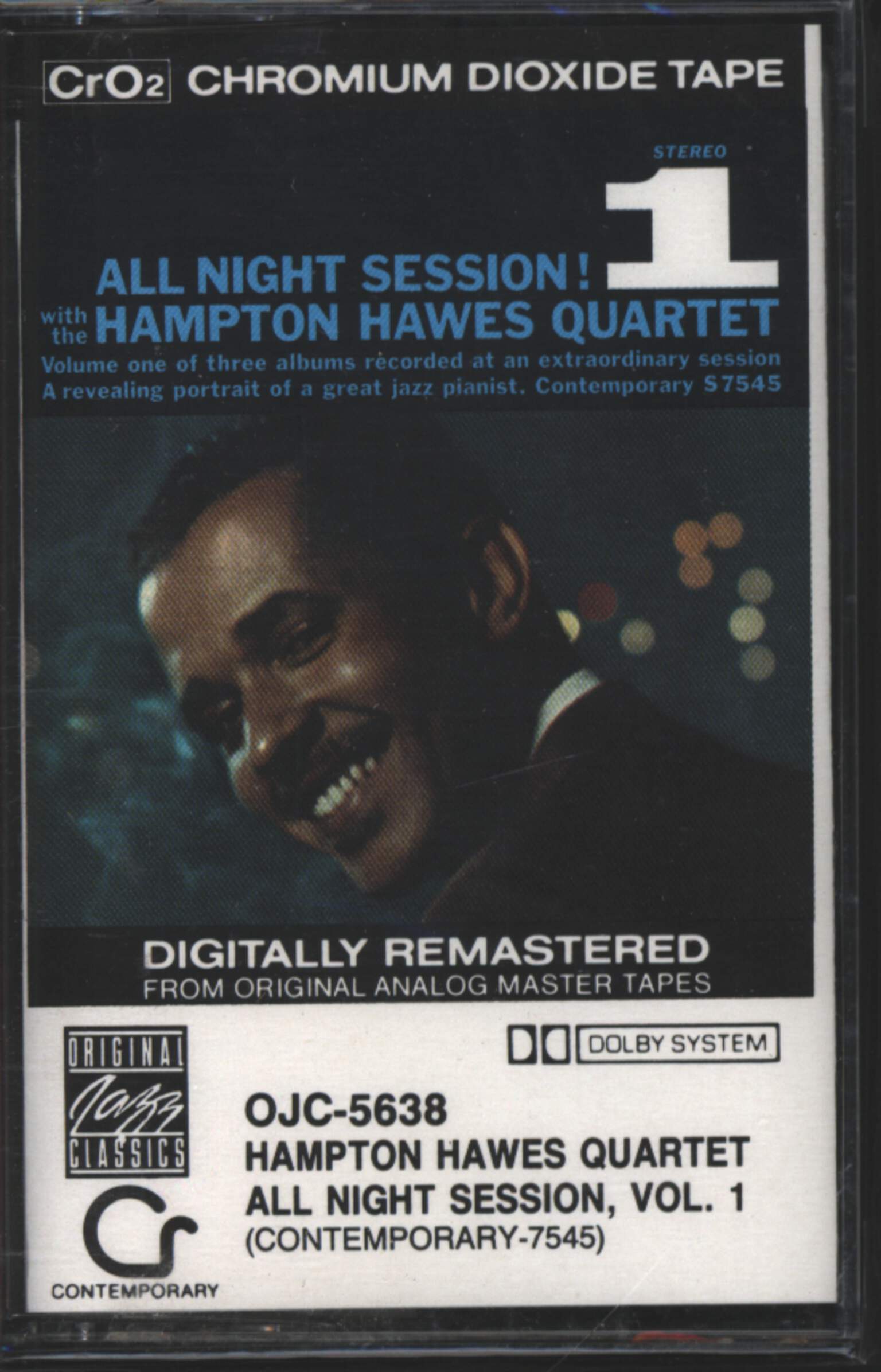 Hampton Hawes Quartet: All Night Session, Vol. 1, Tape
